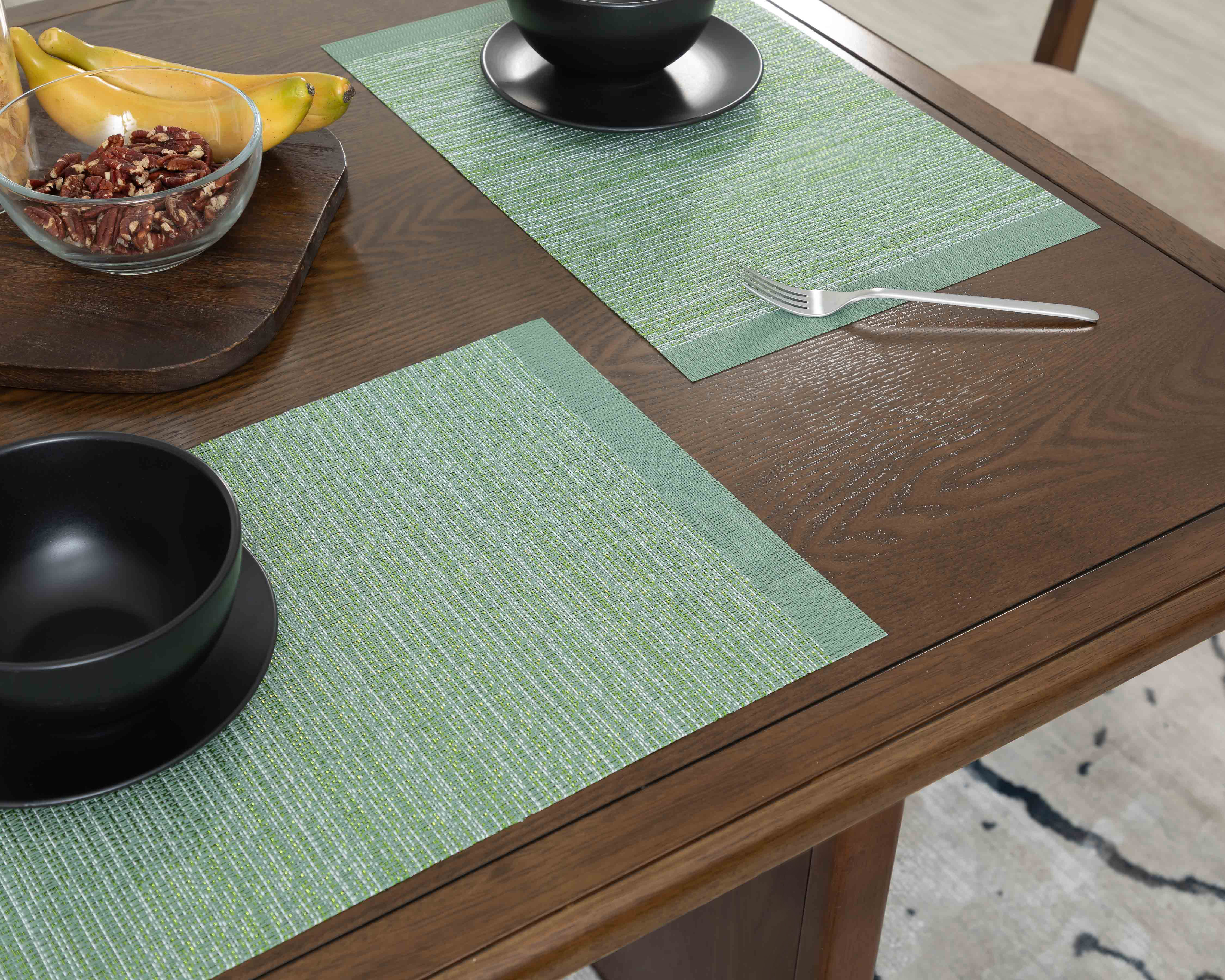 Foto 2 pulgar | Foto 1 | Mantel Individual para Mesa Verde Starhaus Garden 4 Piezas