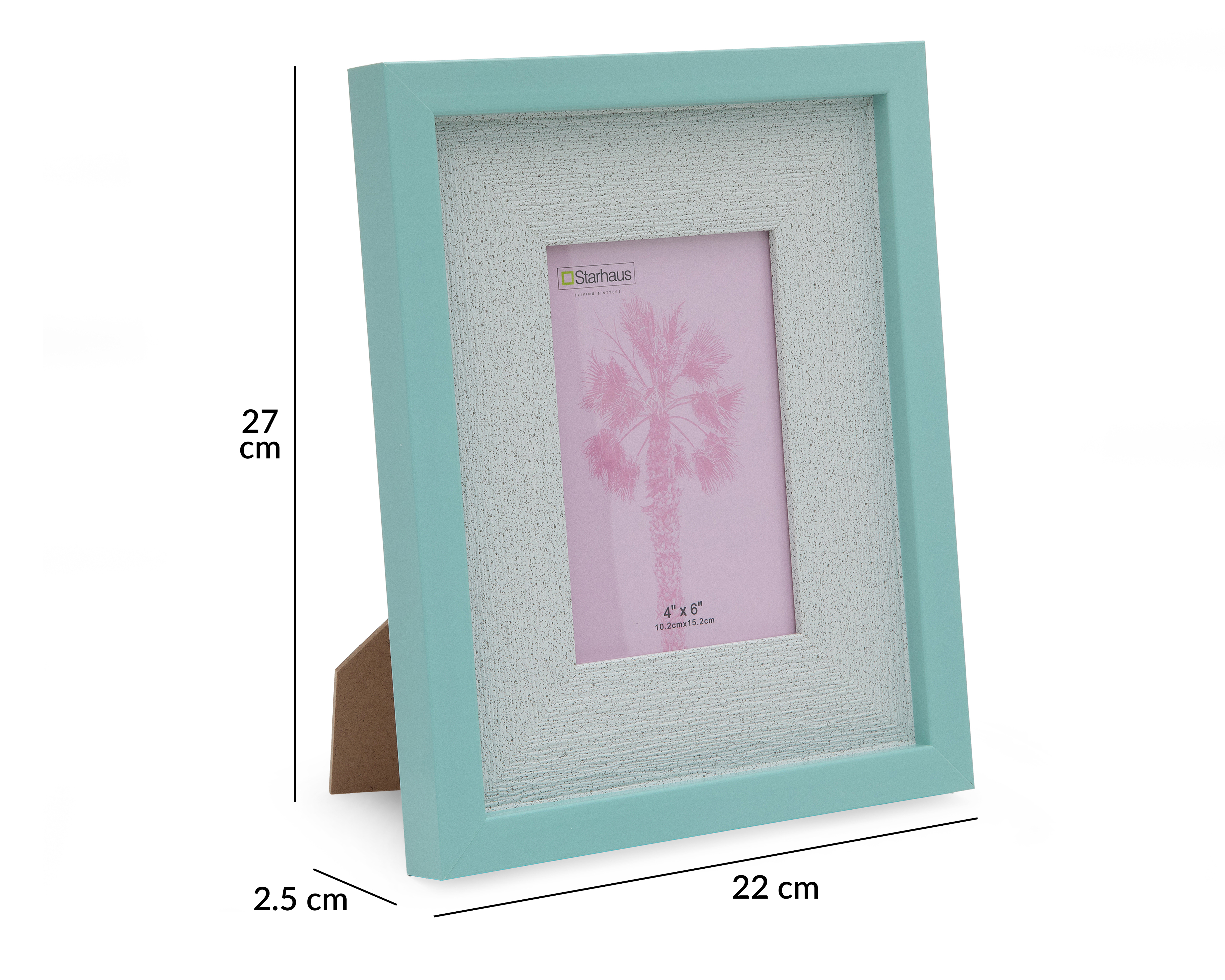 Foto 5 | Foto 5 | Portarretrato de Poliestireno Starhaus 4 x 6 Pulgadas