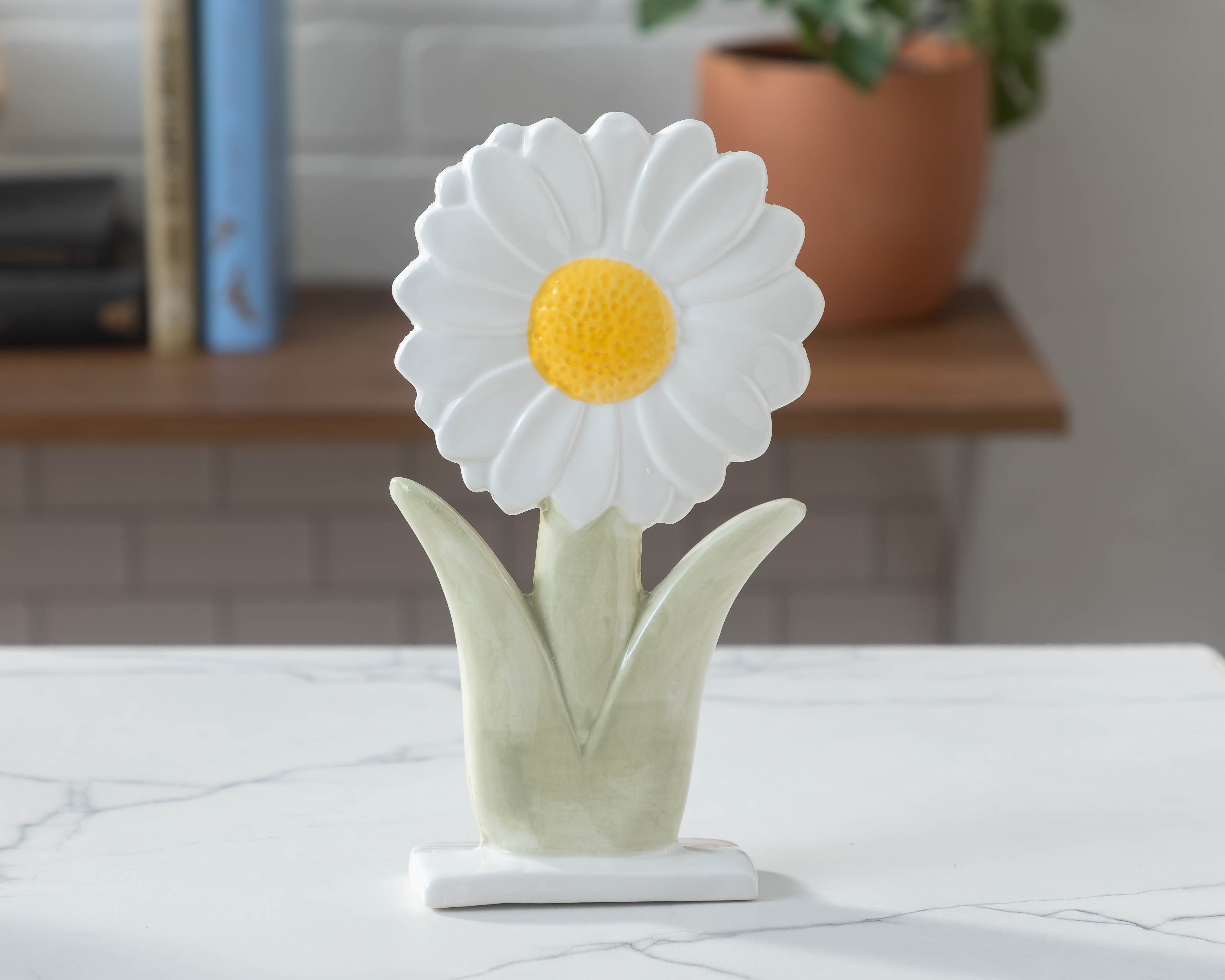 Foto 6 pulgar | Foto 5 | Escultura de Flor Flower A de Cerámica