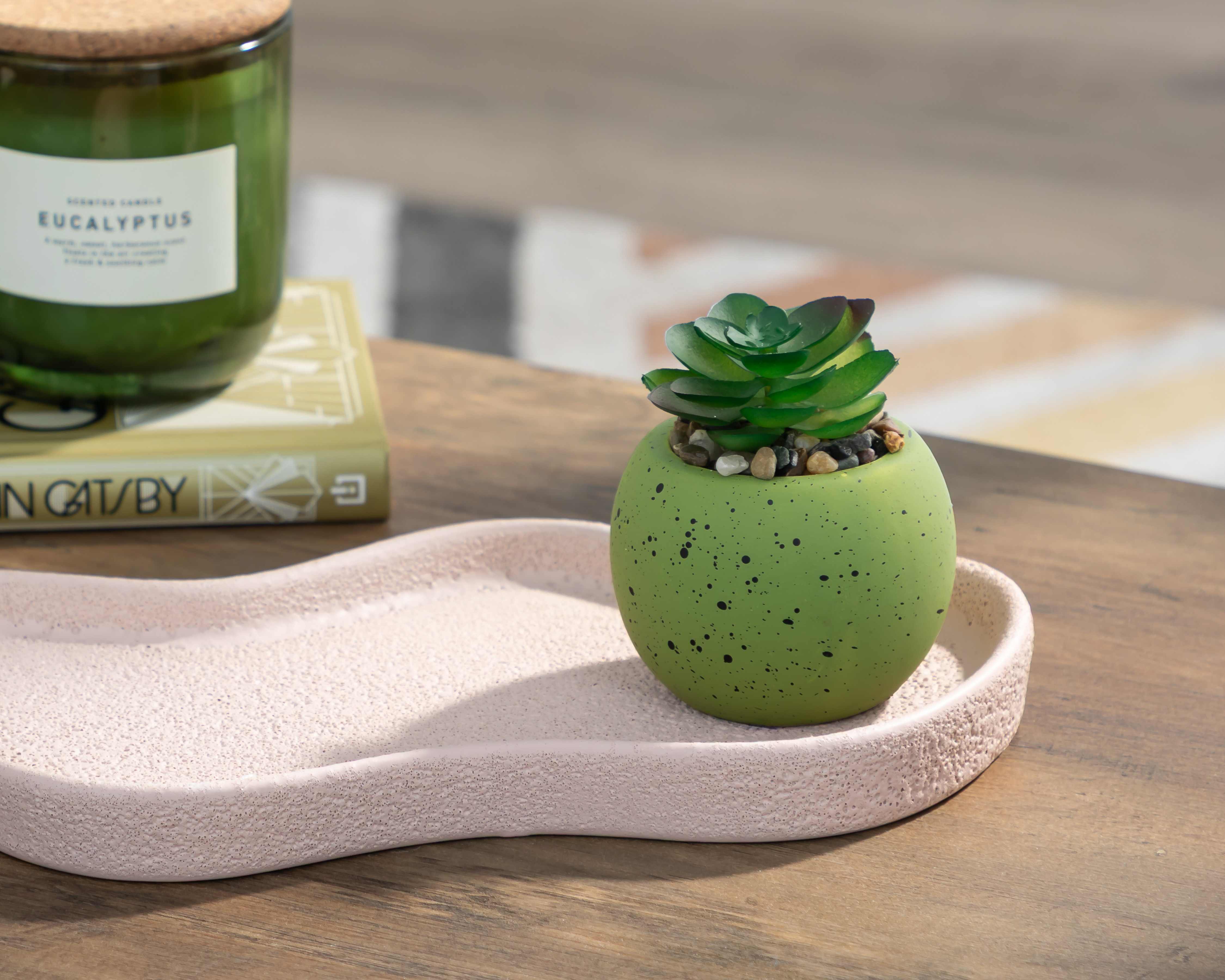 Foto 5 pulgar | Foto 4 | Suculenta Artificial con Maceta Starhaus 9 cm