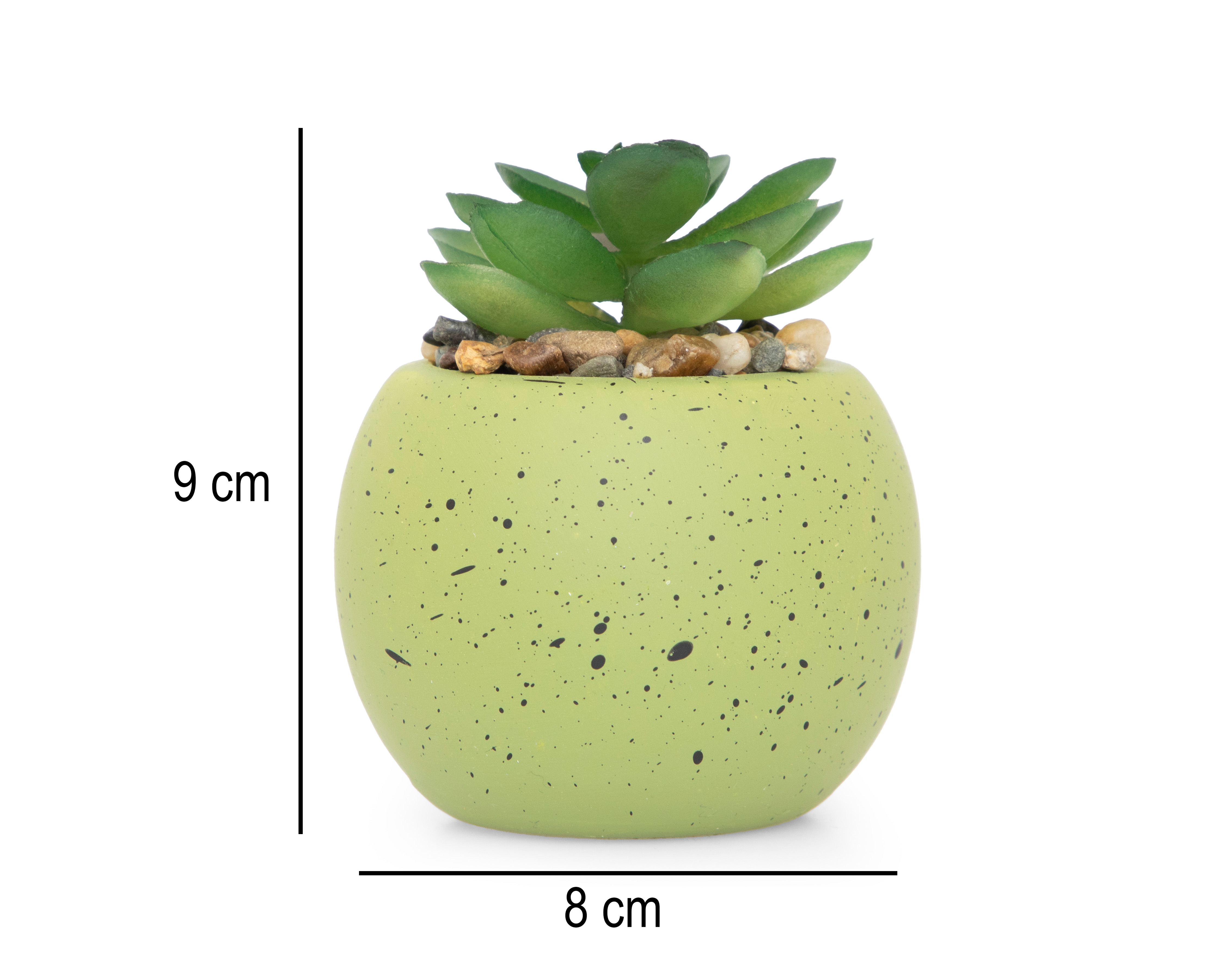 Foto 5 | Foto 5 | Suculenta Artificial con Maceta Starhaus 9 cm