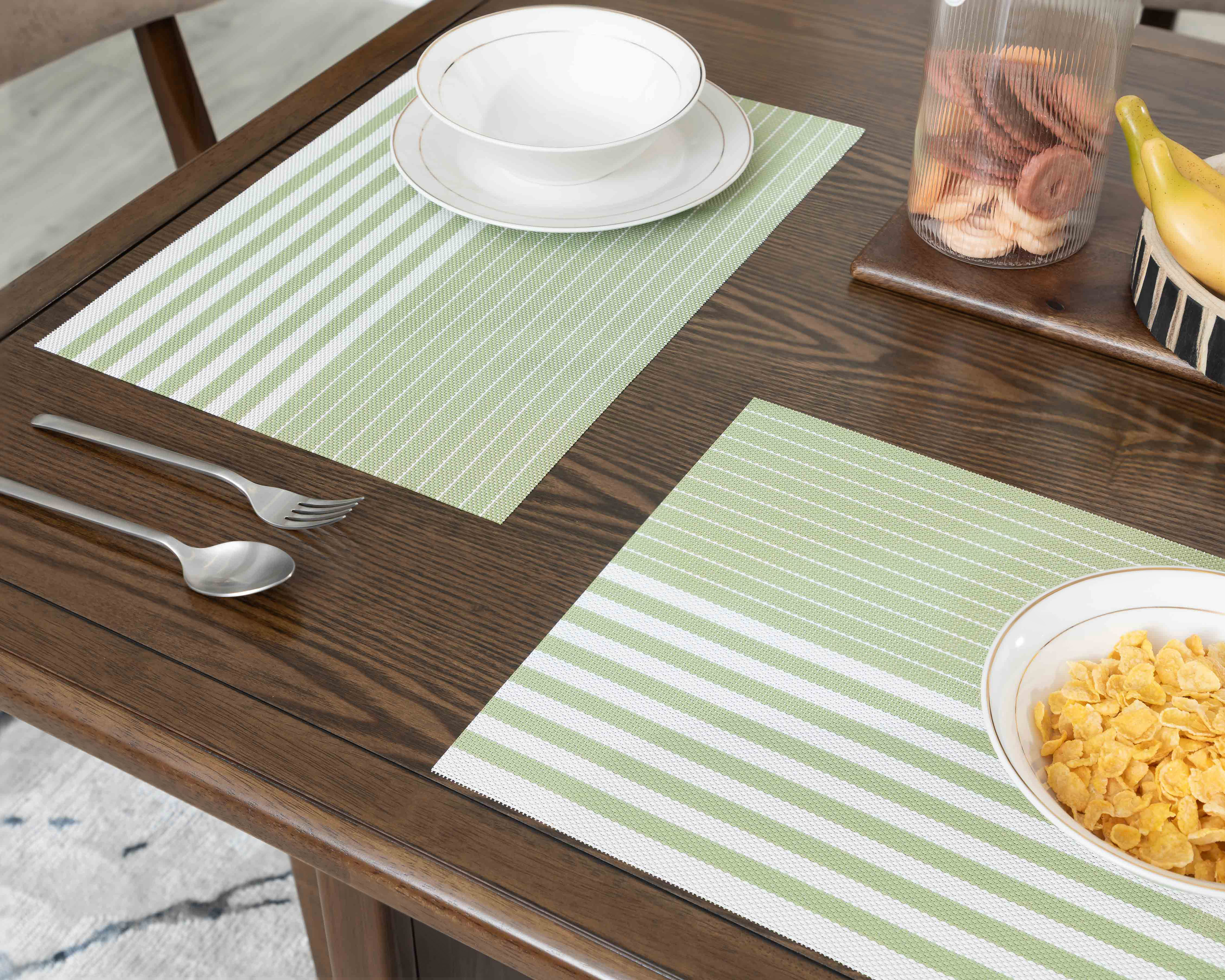 Foto 1 | Foto 1 | Mantel Individual Verde Starhaus Prime 4 Piezas