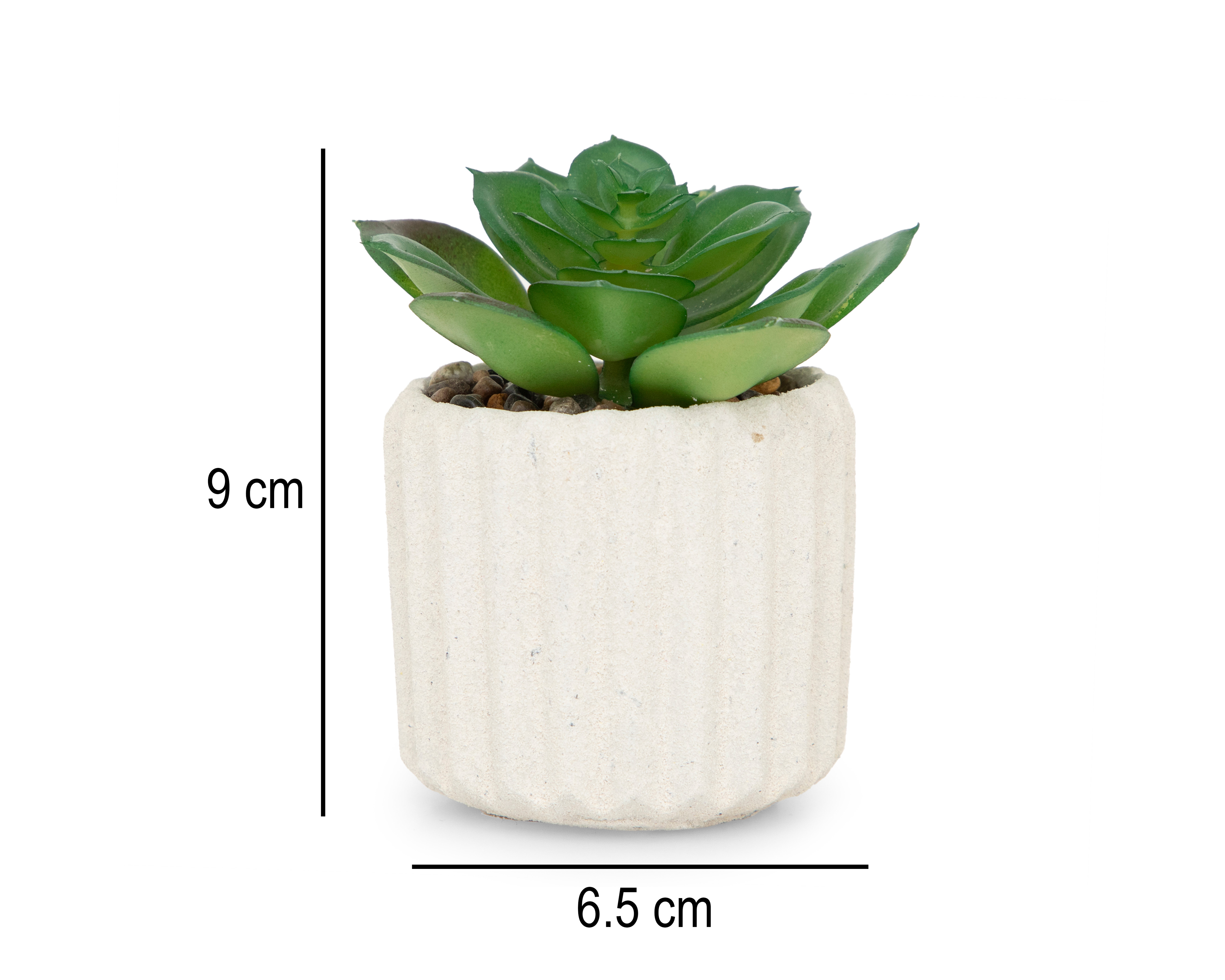 Foto 5 | Foto 5 | Suculenta Artificial con Maceta Starhaus 9 cm