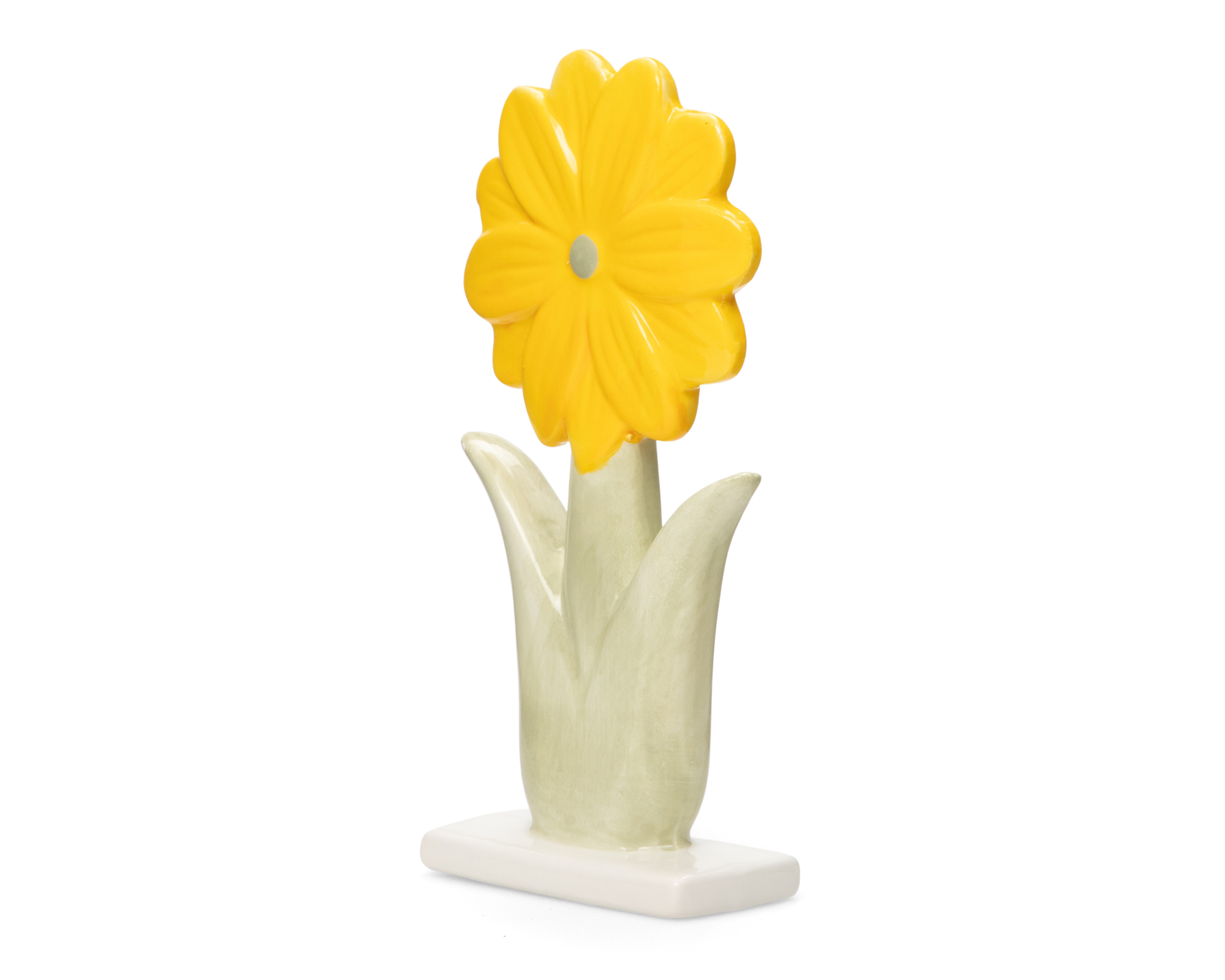 Escultura de Flor Flower de Cerámica