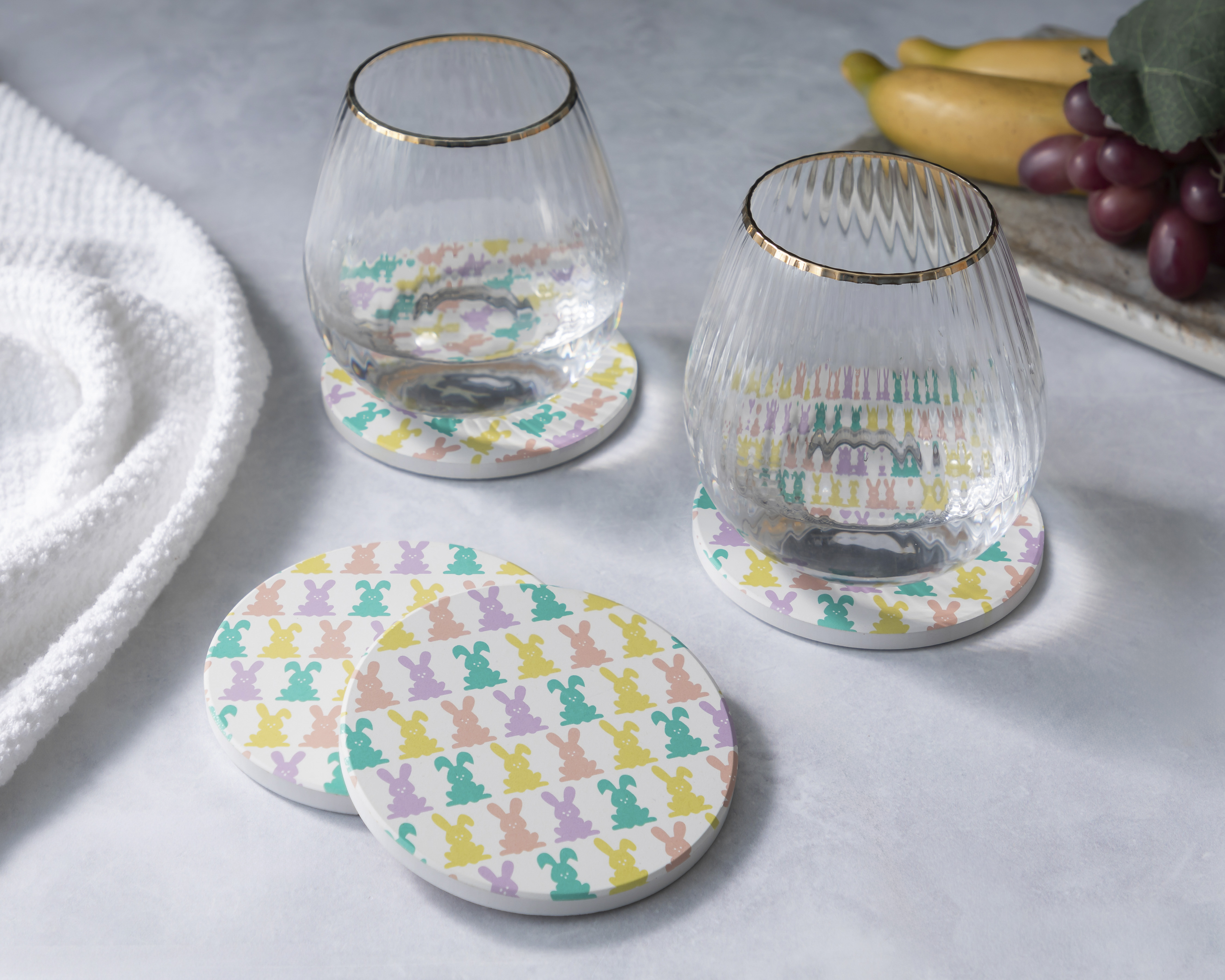 Foto 6 pulgar | Foto 5 | Portavasos de Cerámica Starhaus Bunnies