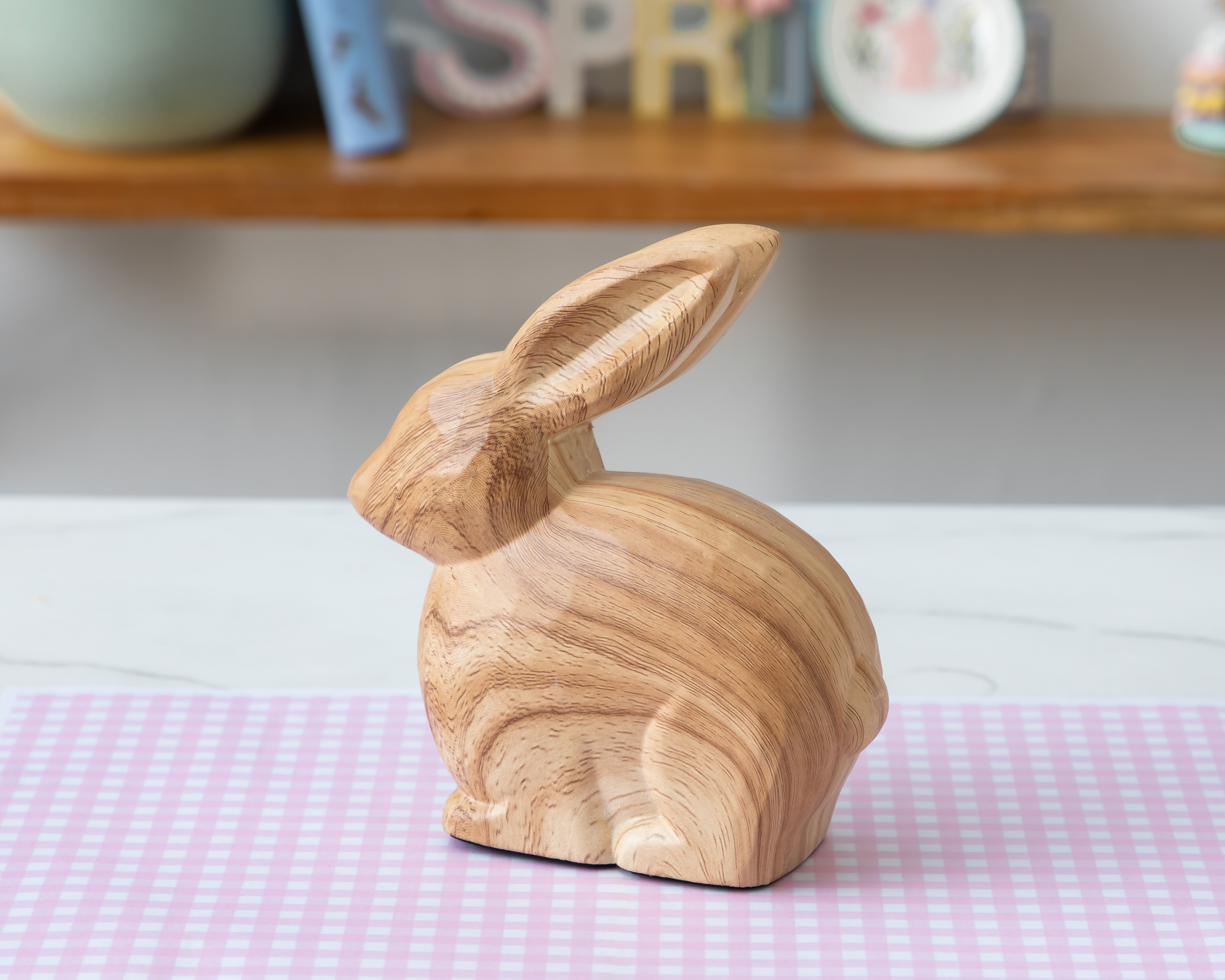 Foto 5 | Foto 5 | Escultura de Conejo de Pascua Naro A de Madera