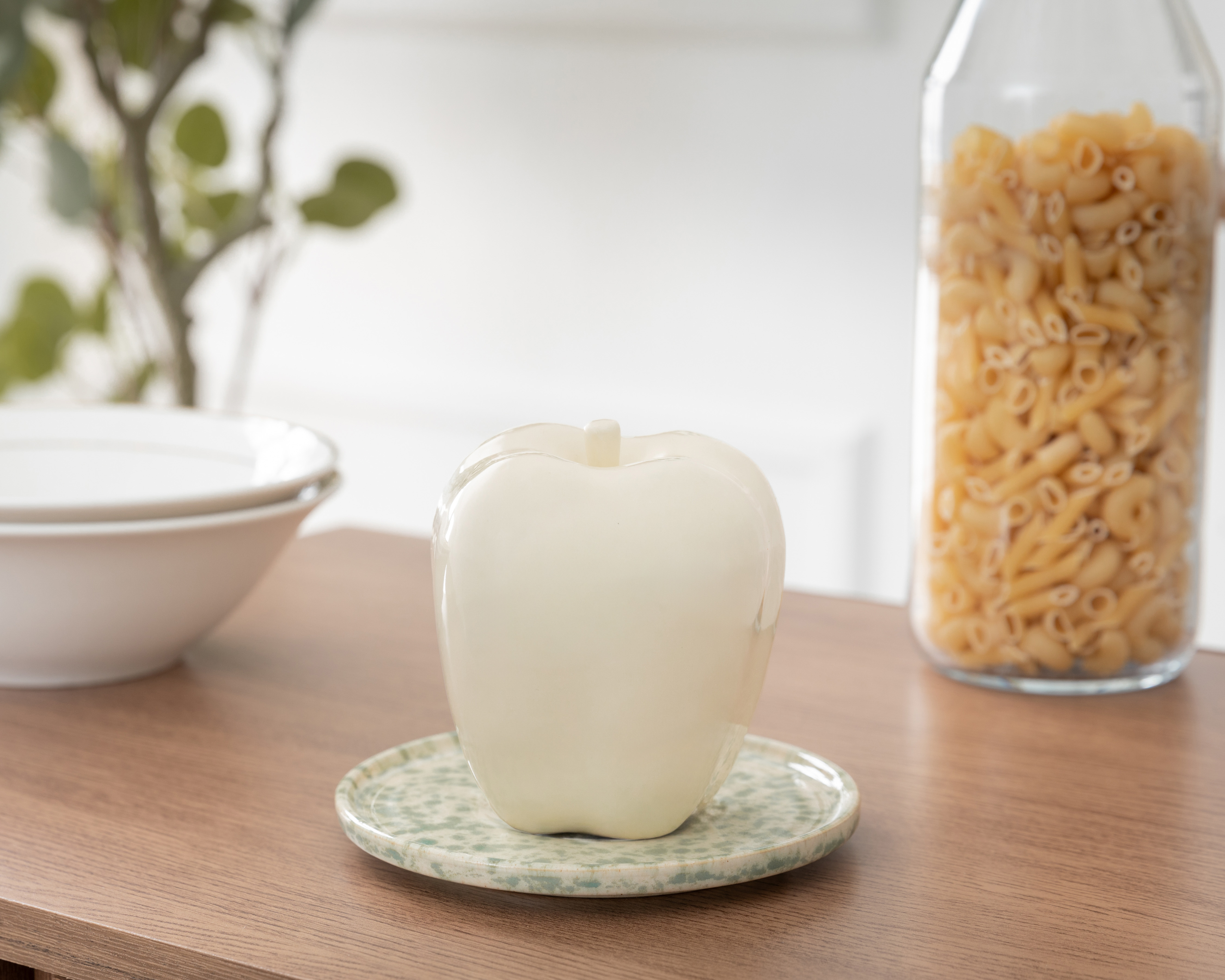 Foto 4 | Foto 4 | Escultura de Manzana Lanza de Cerámica