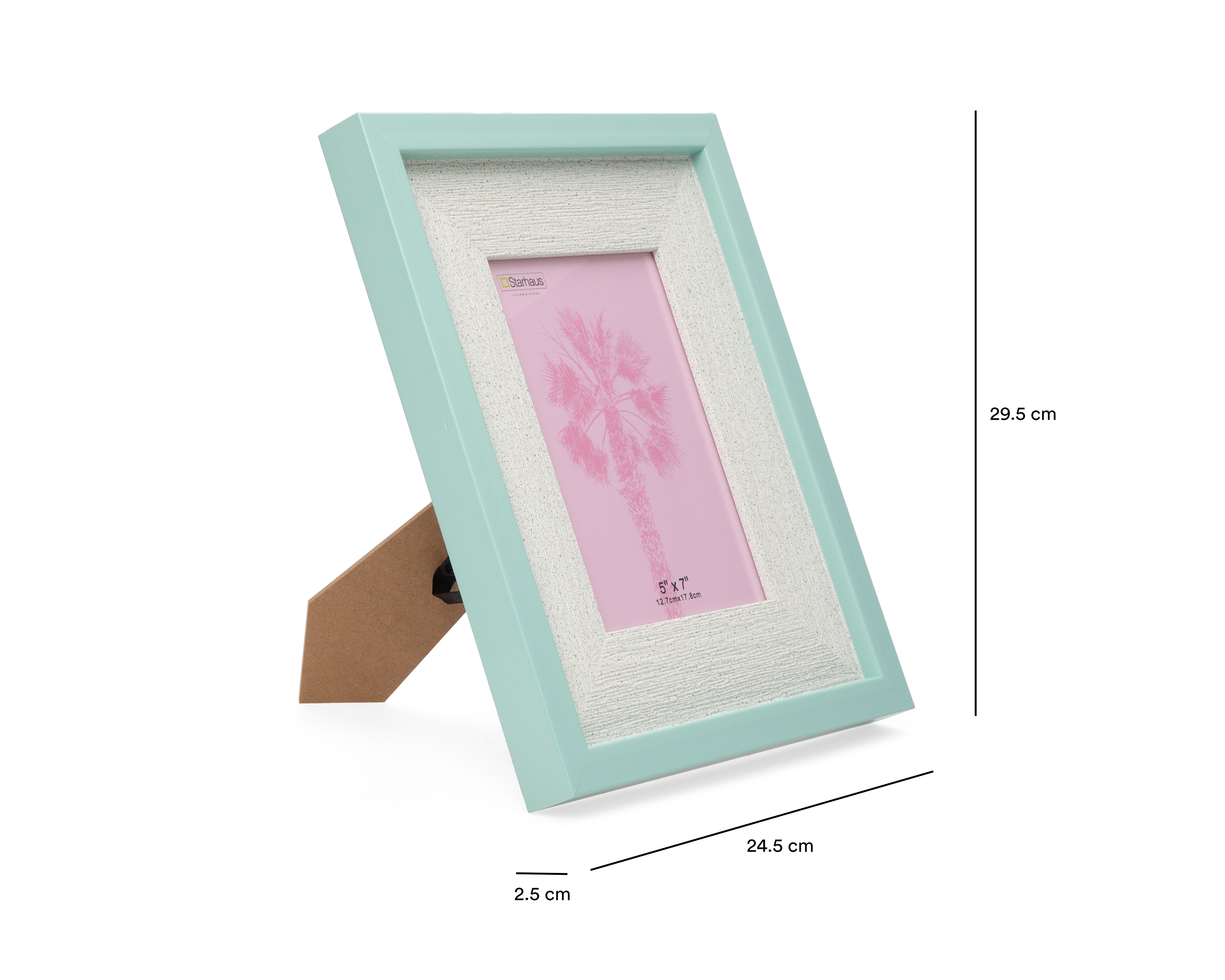 Foto 6 pulgar | Foto 5 | Portarretrato de Poliresina y Madera Starhaus 5 x 7 Pulgadas