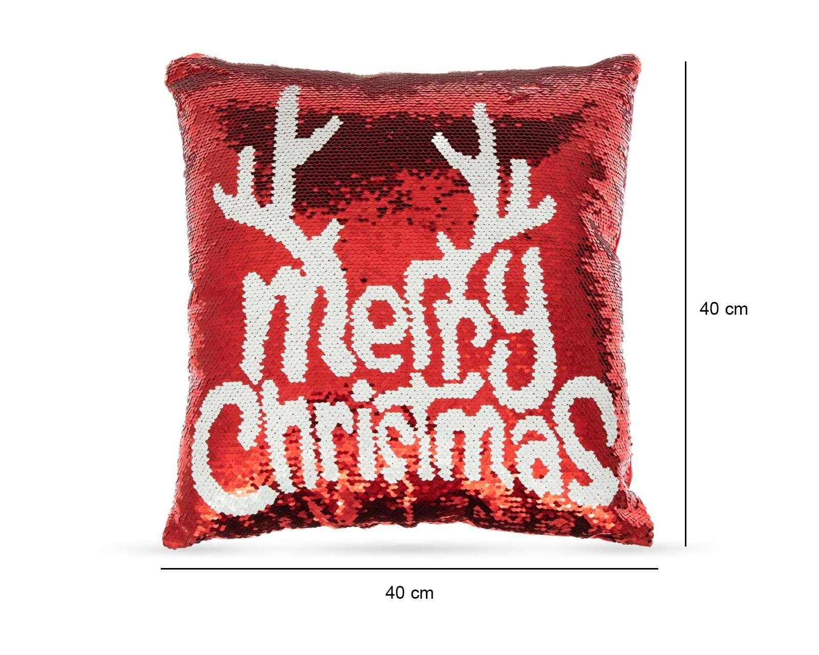 Foto 5 | Foto 5 | Cojín Navideño Merry Christmas C Rojo