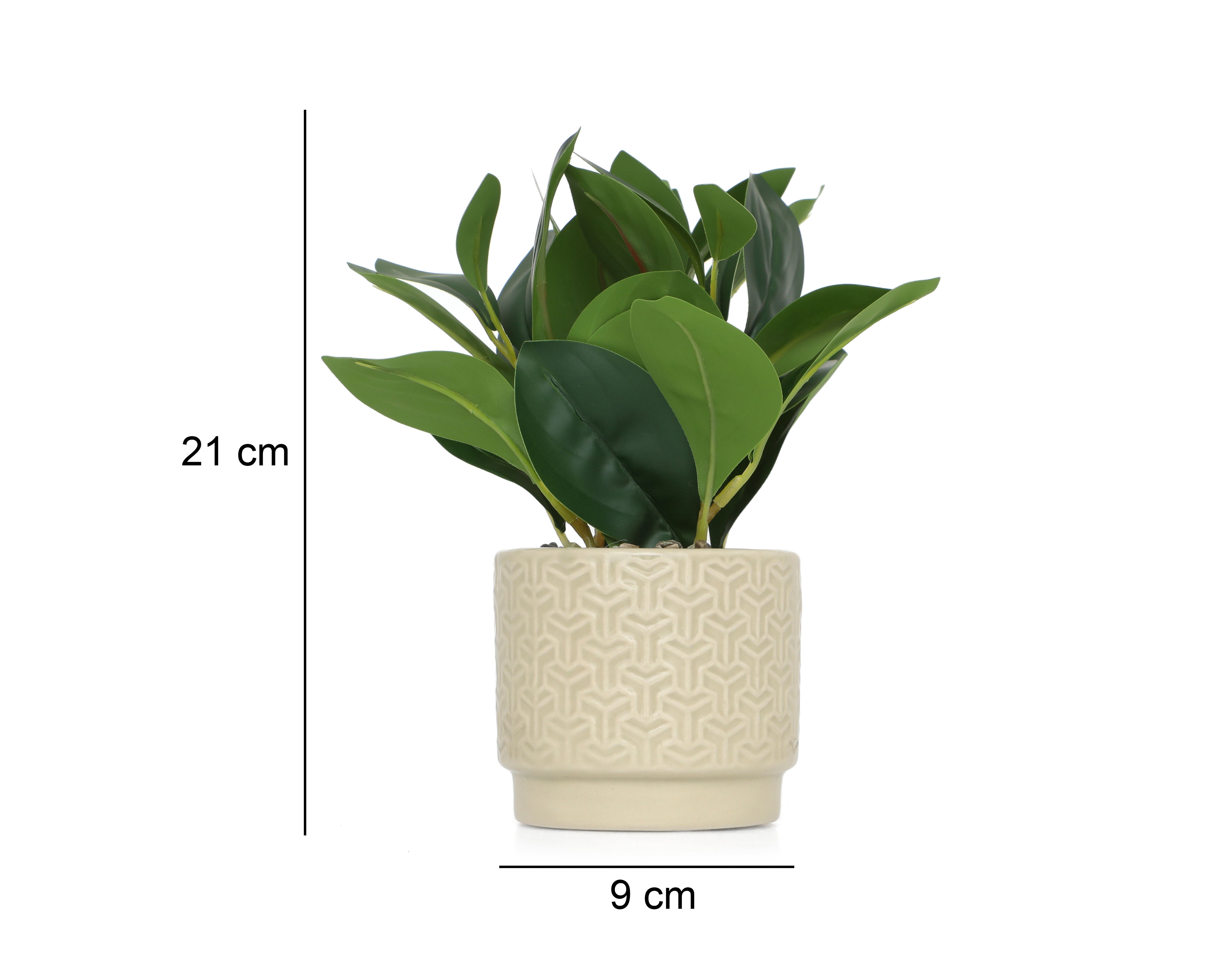 Foto 5 | Foto 5 | Ficus Artificial con Maceta Starhaus 21 cm