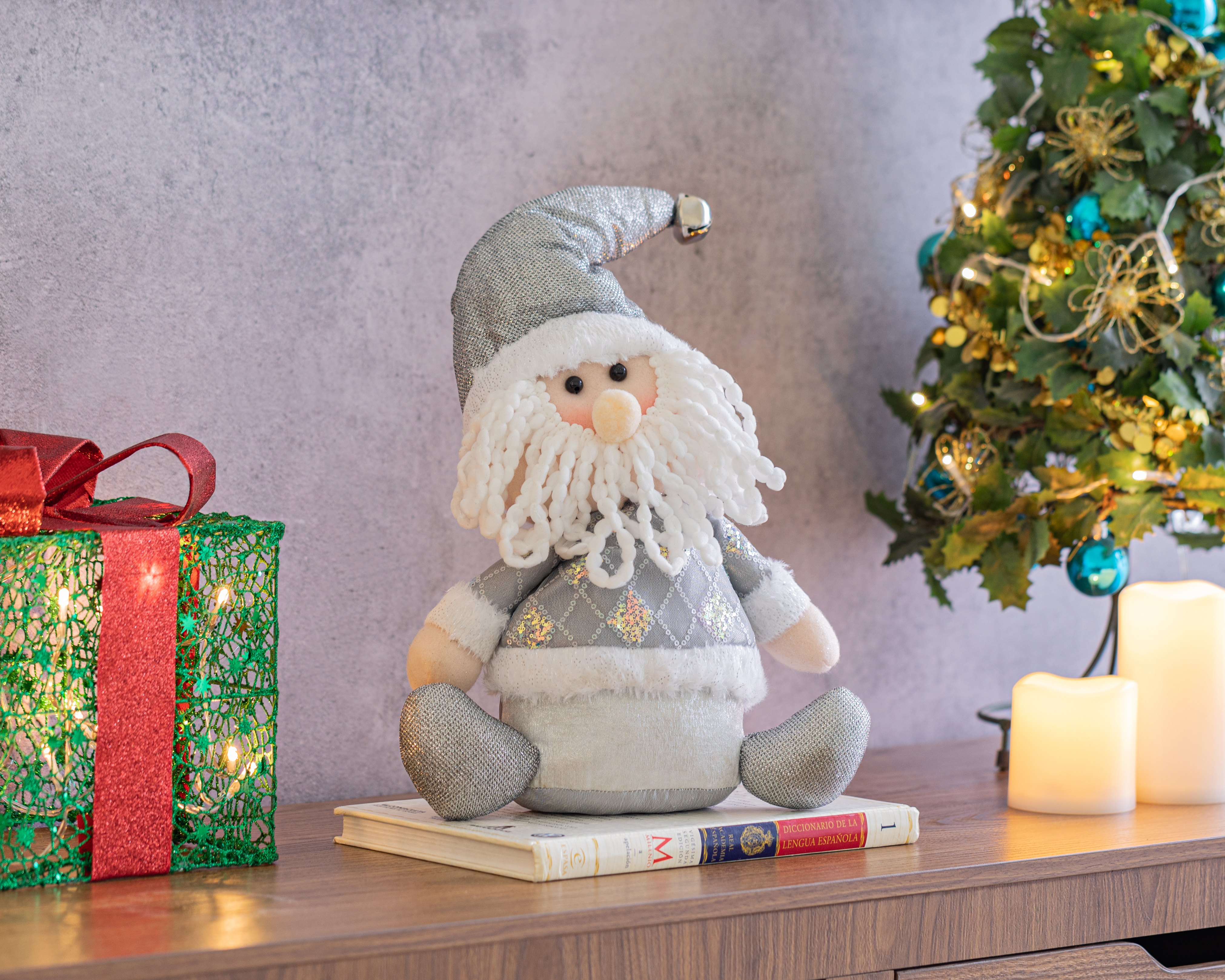 Foto 4 | Foto 4 | Figura Decorativa Lazy Santa Met 1 Pieza