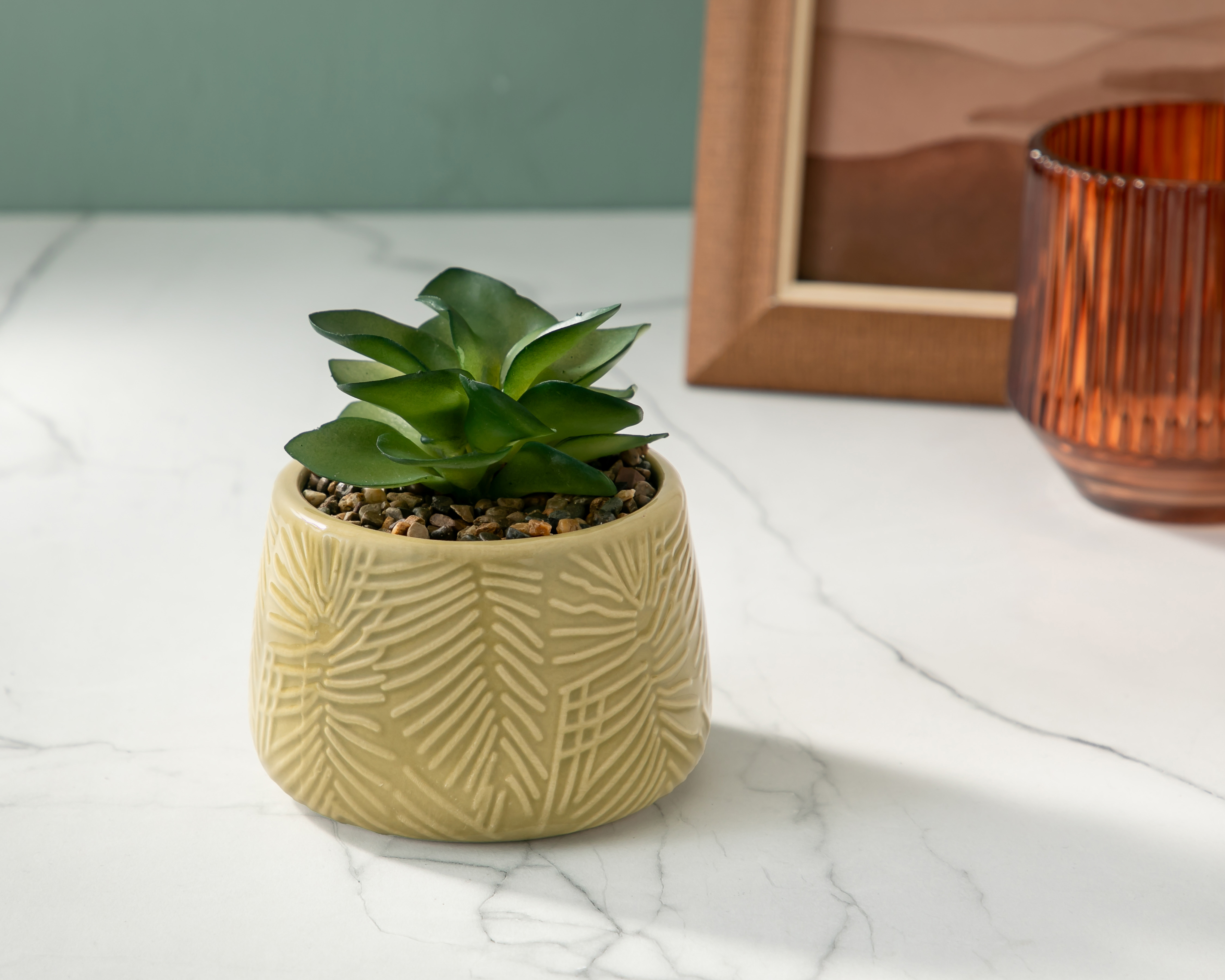 Foto 4 | Foto 4 | Suculenta Artificial con Maceta Starhaus 12 cm