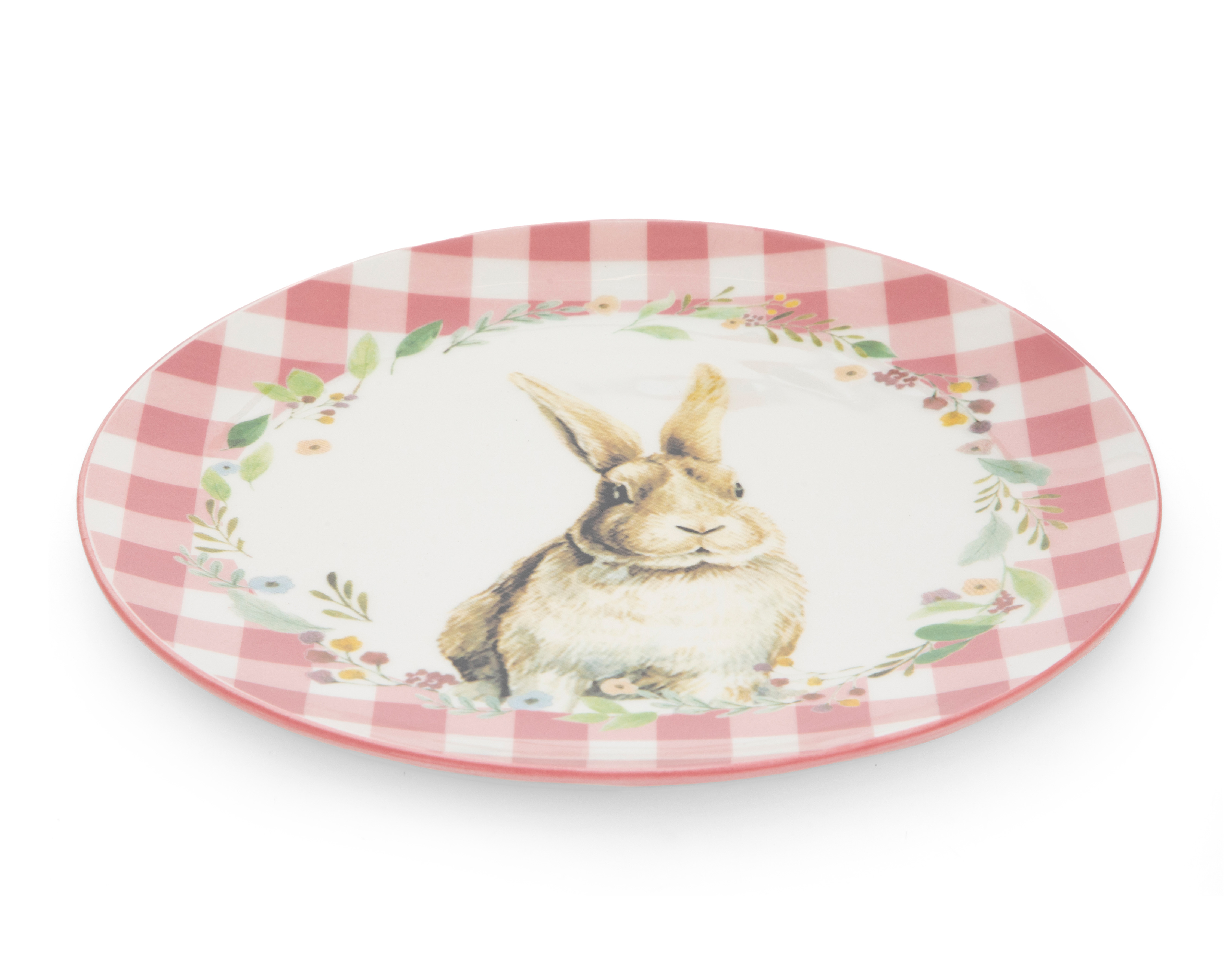 Plato Plano de Cerámica Multicolor