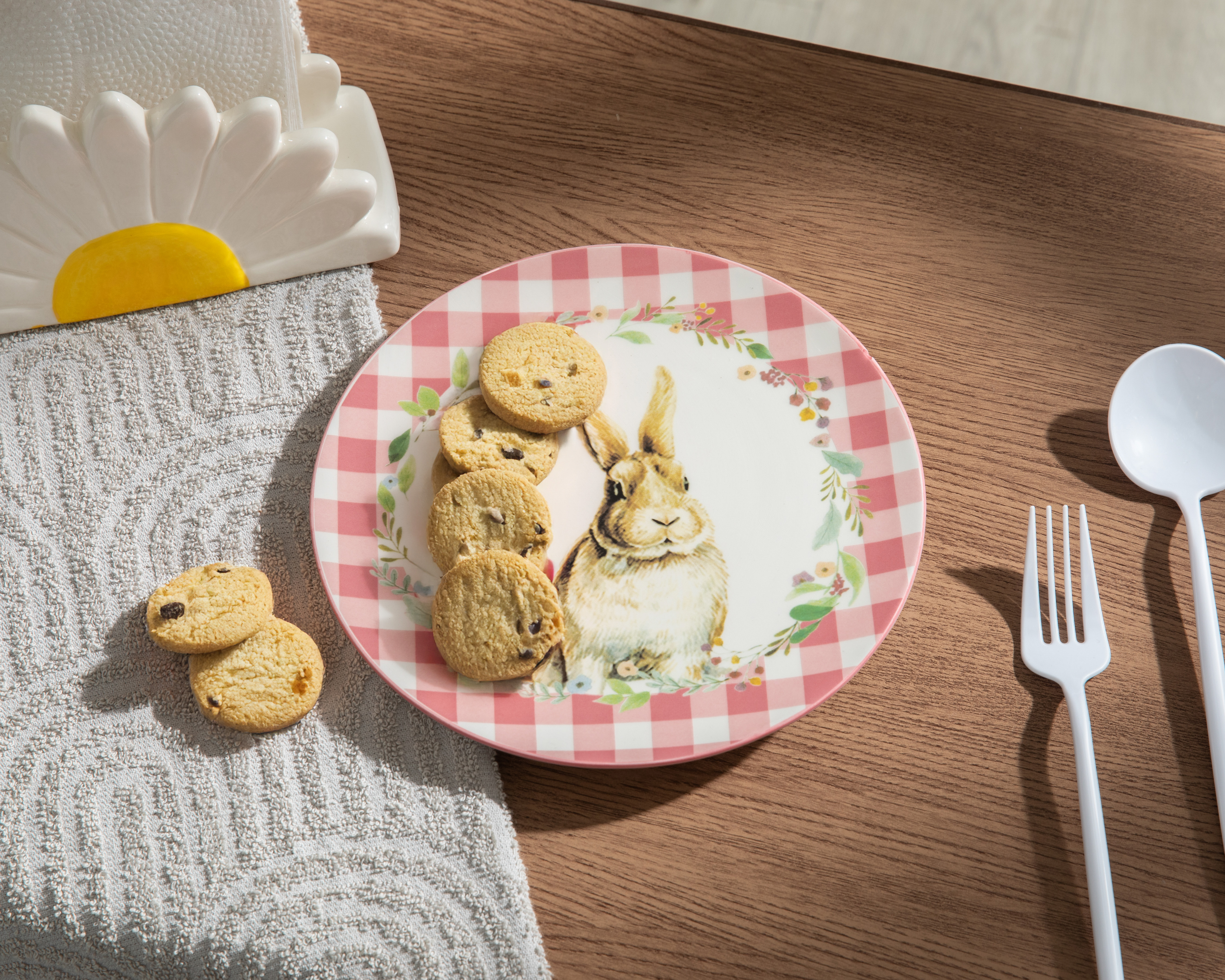 Foto 4 | Foto 4 | Plato Plano de Cerámica Multicolor