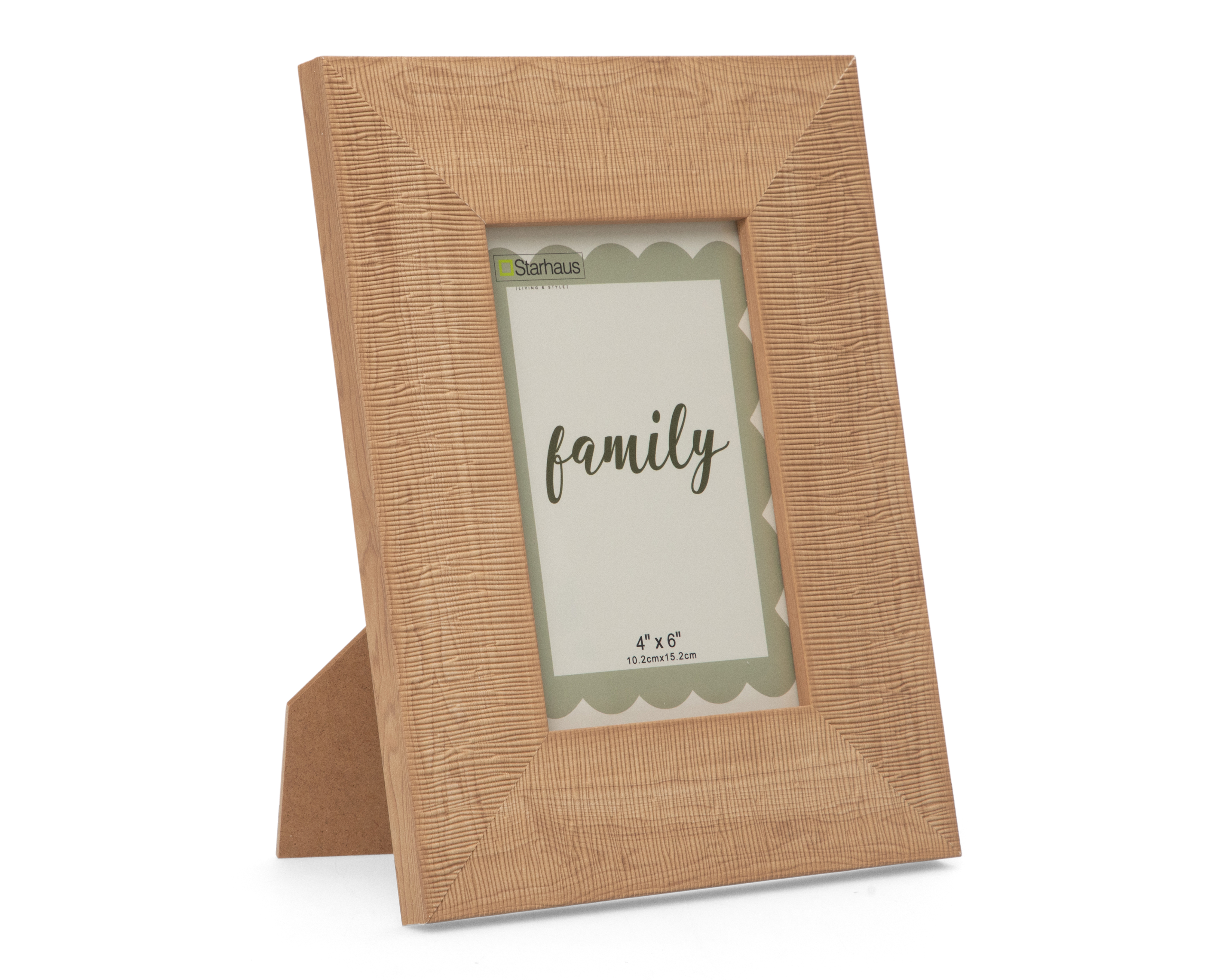 Foto 2 | Foto 2 | Portarretrato de Madera y Poliestireno Starhaus 4 x 6 Pulgadas