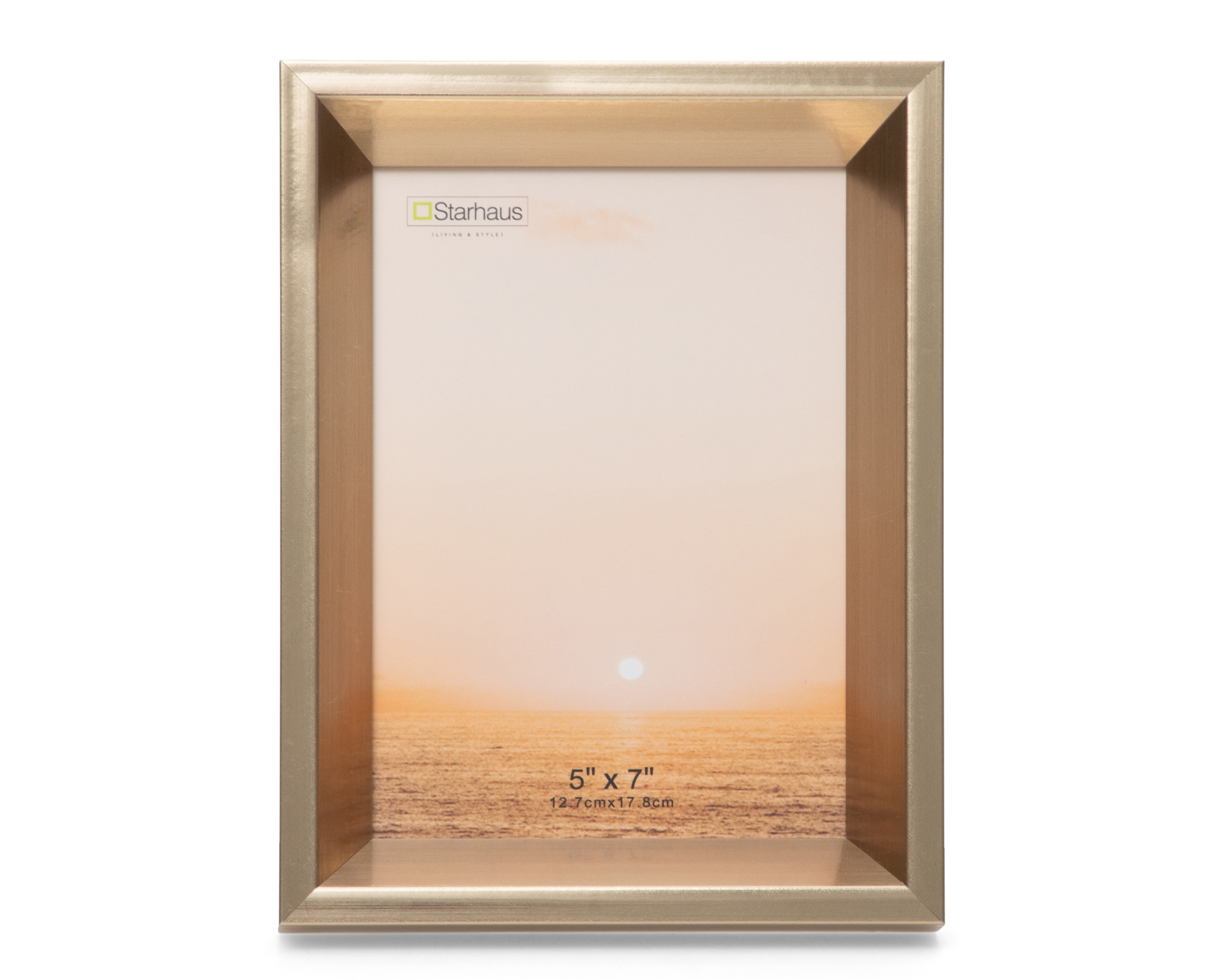 Foto 1 | Foto 1 | Portarretrato de Poliestireno y Madera Starhaus 5 x 7 Pulgadas