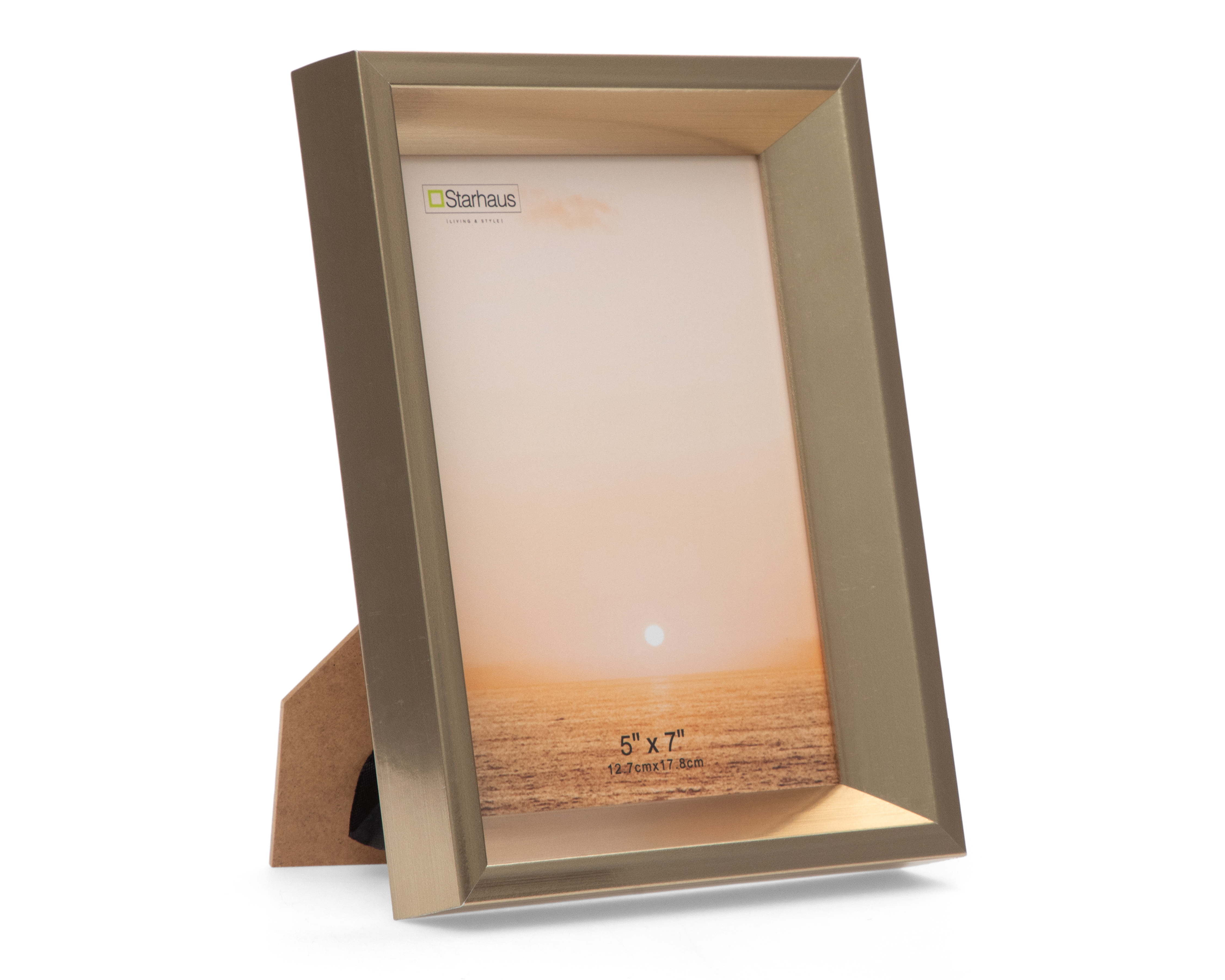 Foto 2 | Foto 2 | Portarretrato de Poliestireno y Madera Starhaus 5 x 7 Pulgadas