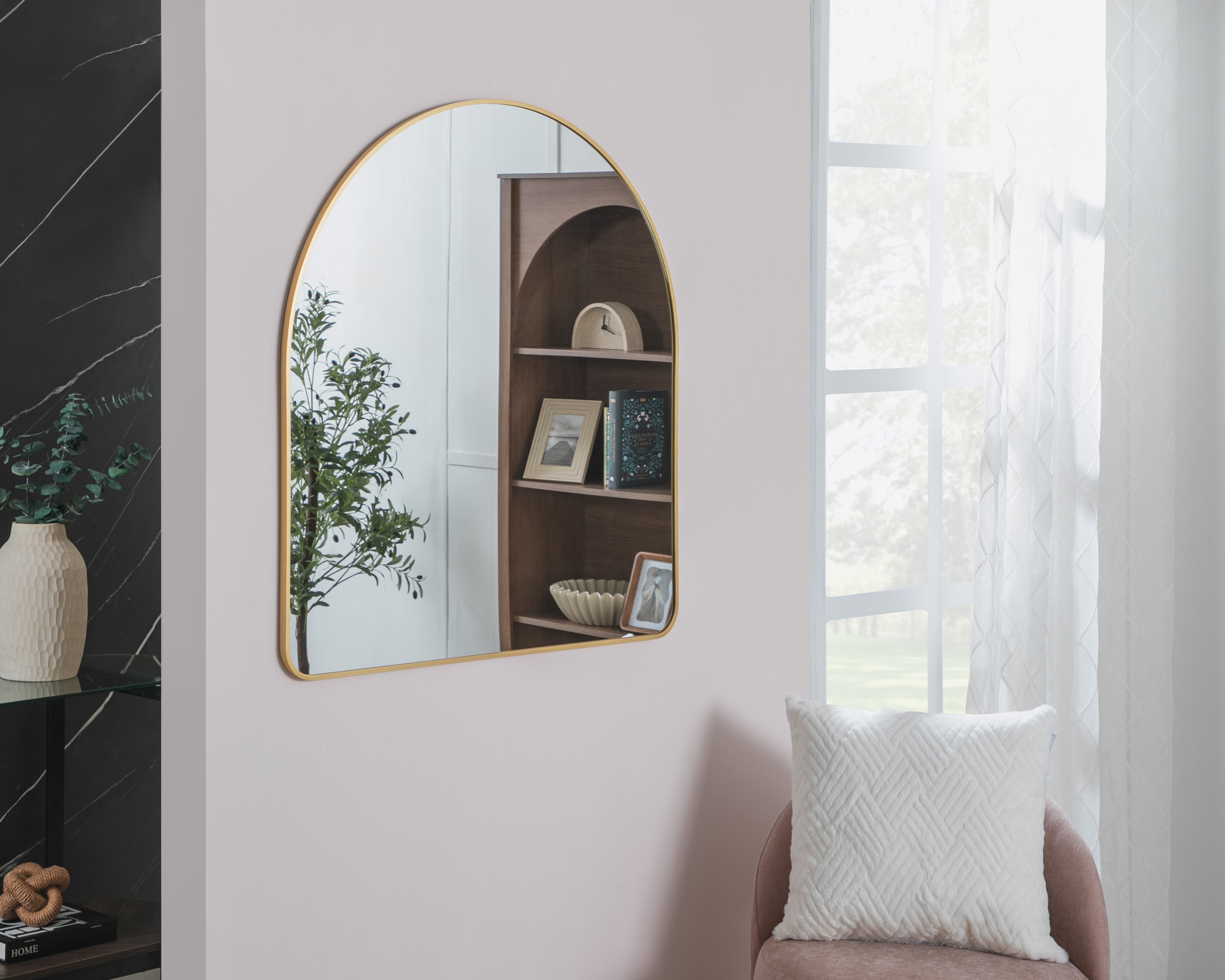 Foto 2 pulgar | Foto 1 | Espejo de Arco Nube 87 x 92 cm