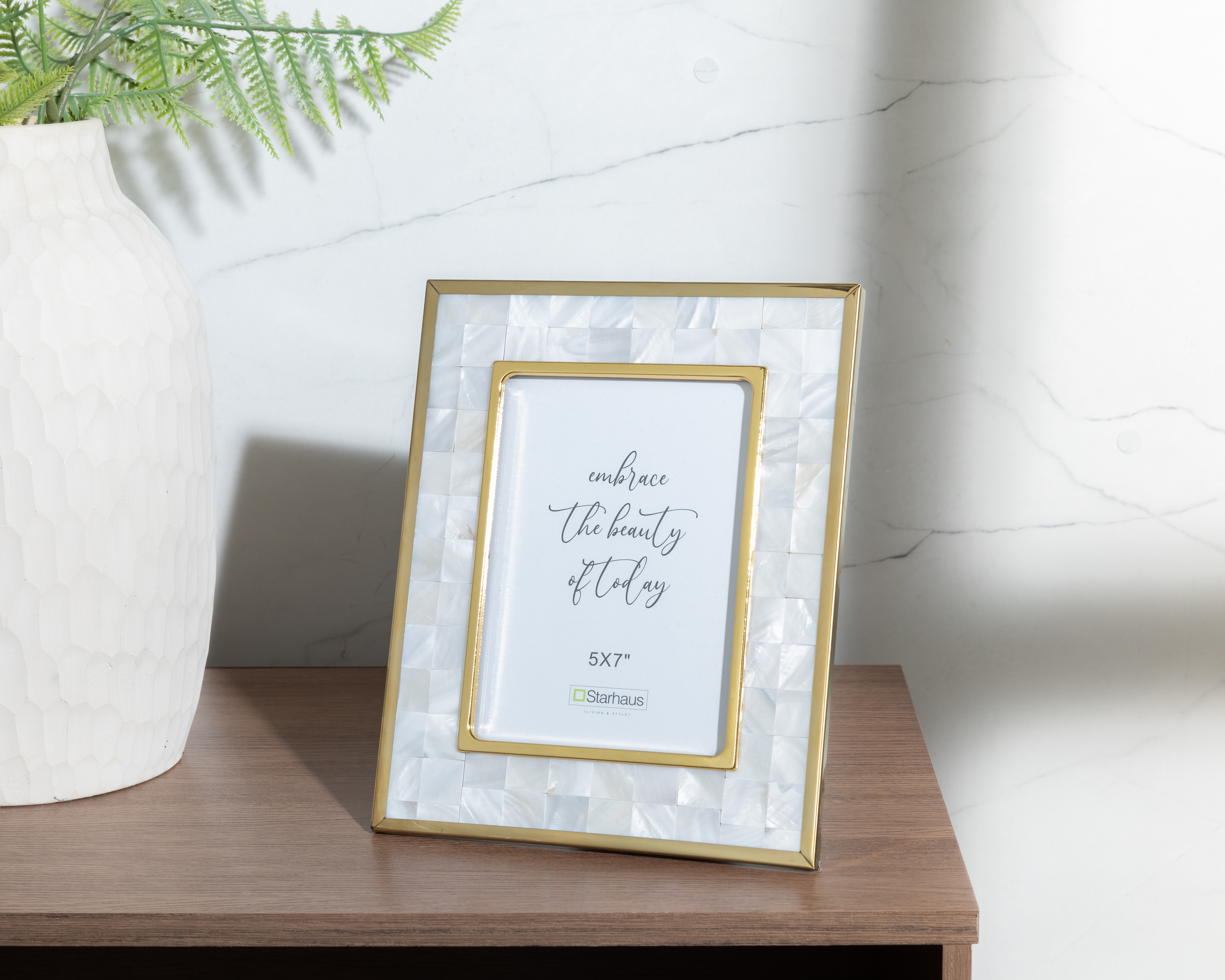 Foto 5 pulgar | Foto 4 | Portarretrato de Vidrio Starhaus 5 x 7 Pulgadas