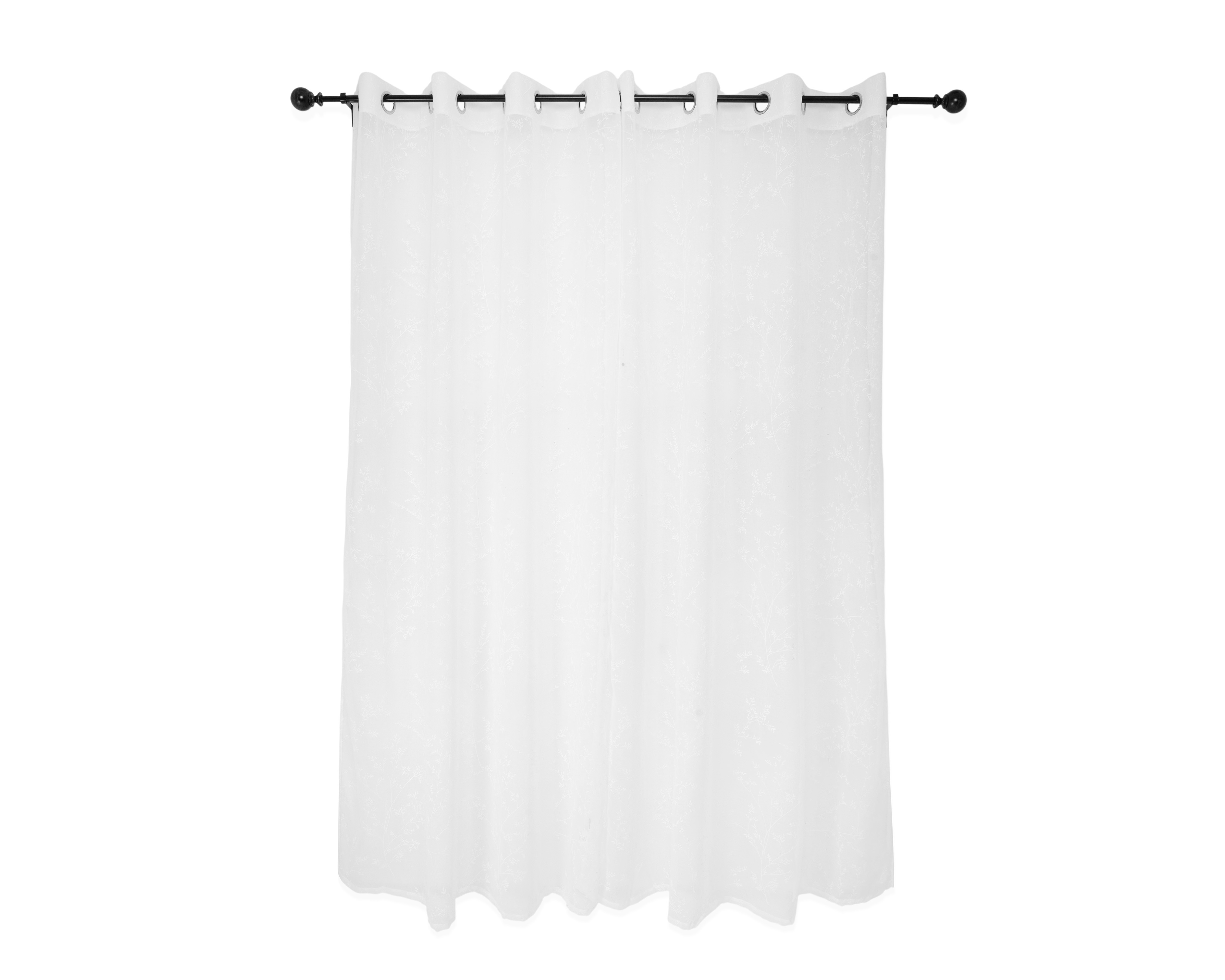 Foto 2 | Foto 2 | Cortina Lucero 140 x 225 cm Crema