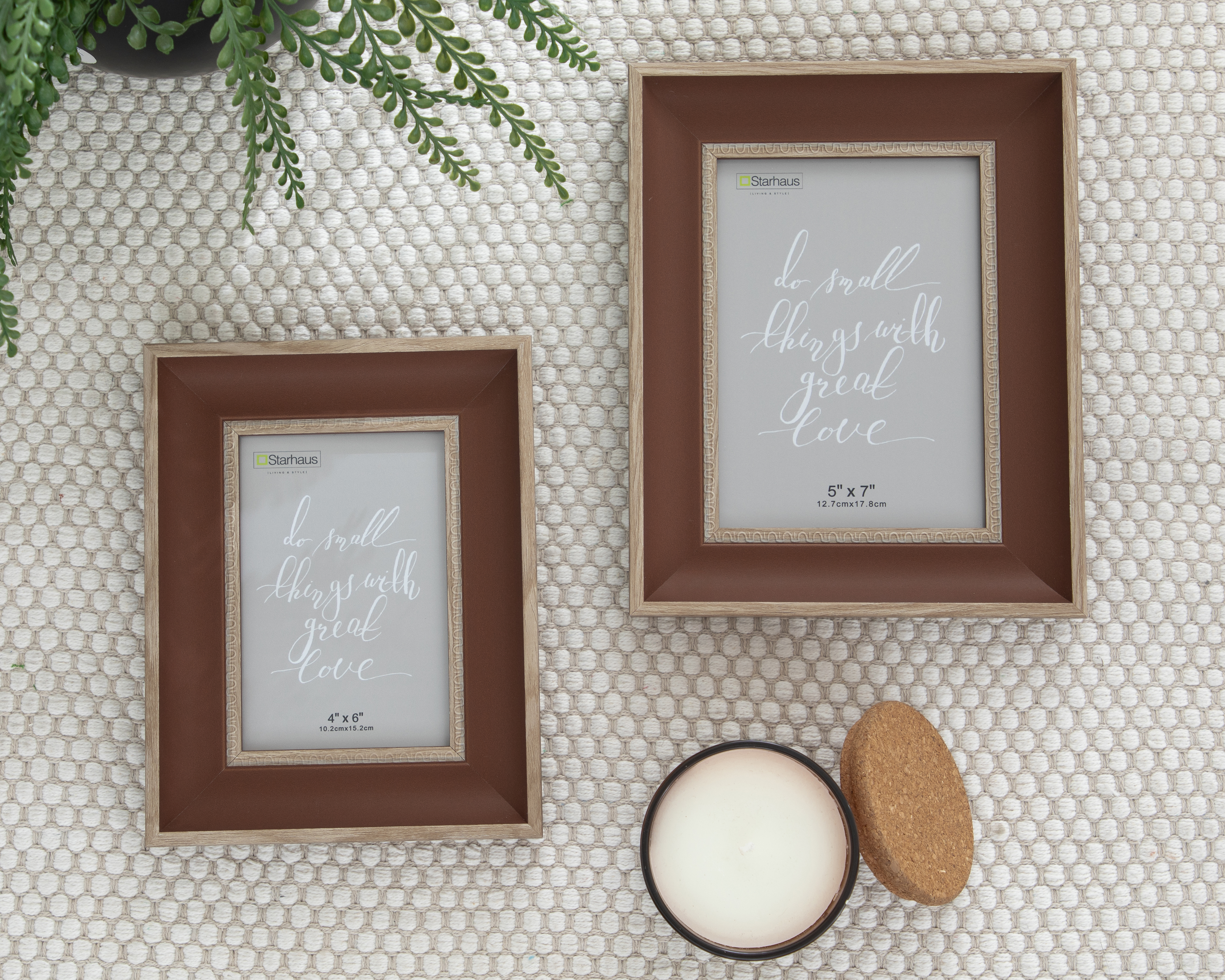 Foto 4 | Foto 4 | Portarretrato de Poliestireno y Madera Starhaus 4 x 6 Pulgadas