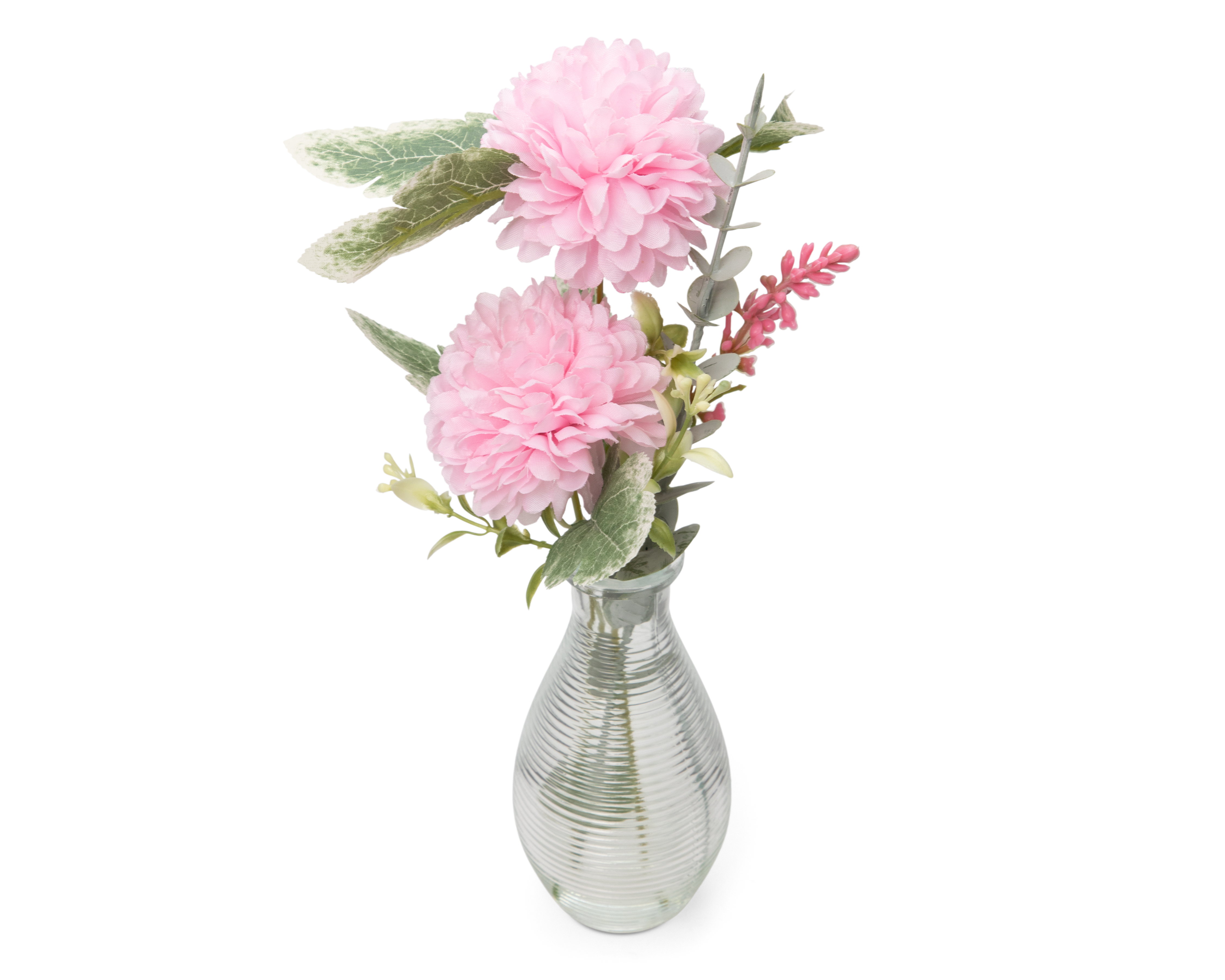 Foto 3 pulgar | Foto 2 | Crisantemo Artificial con Florero Starhaus 30 cm