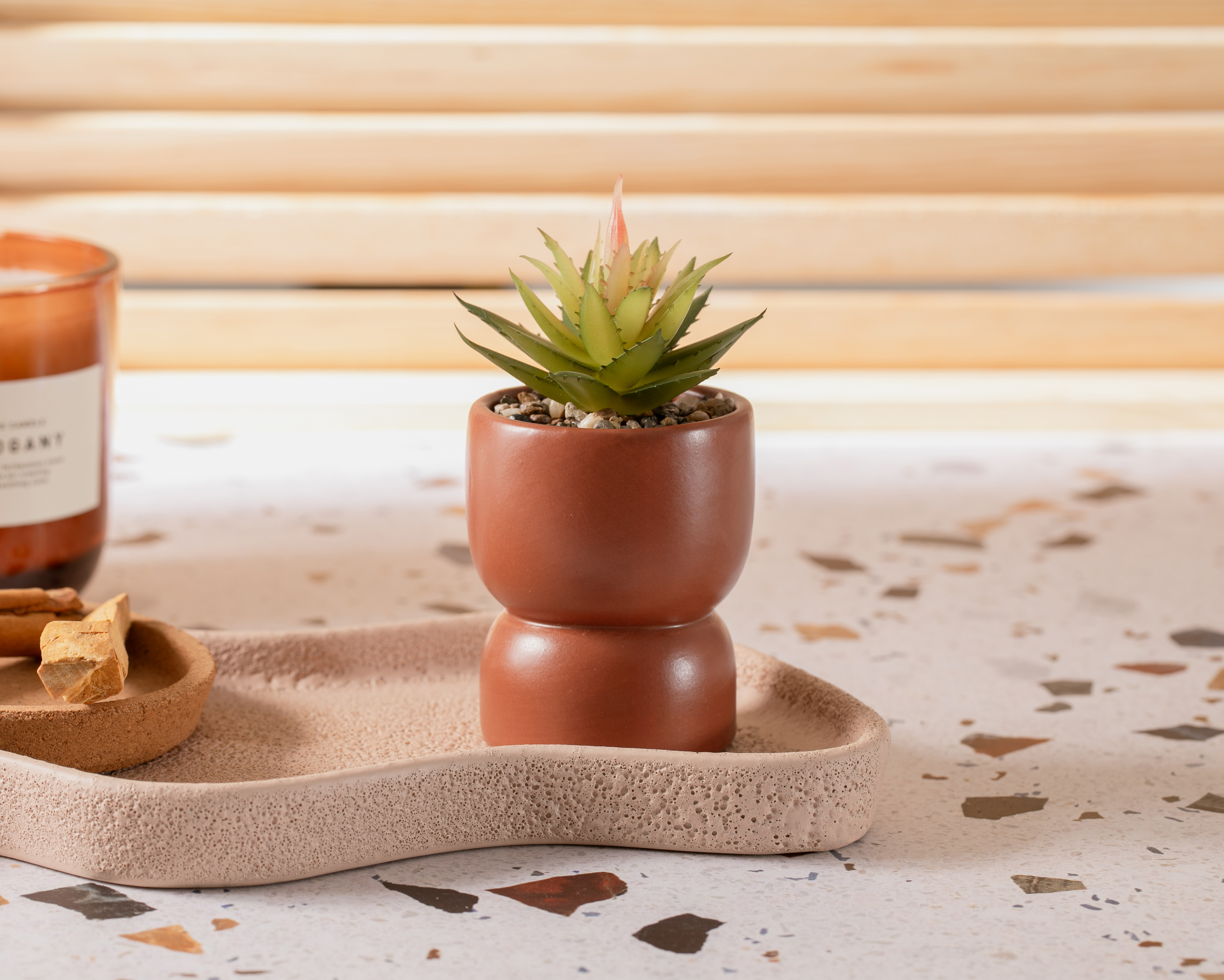 Foto 5 pulgar | Foto 4 | Suculenta Artificial Starhaus Luke 14 cm