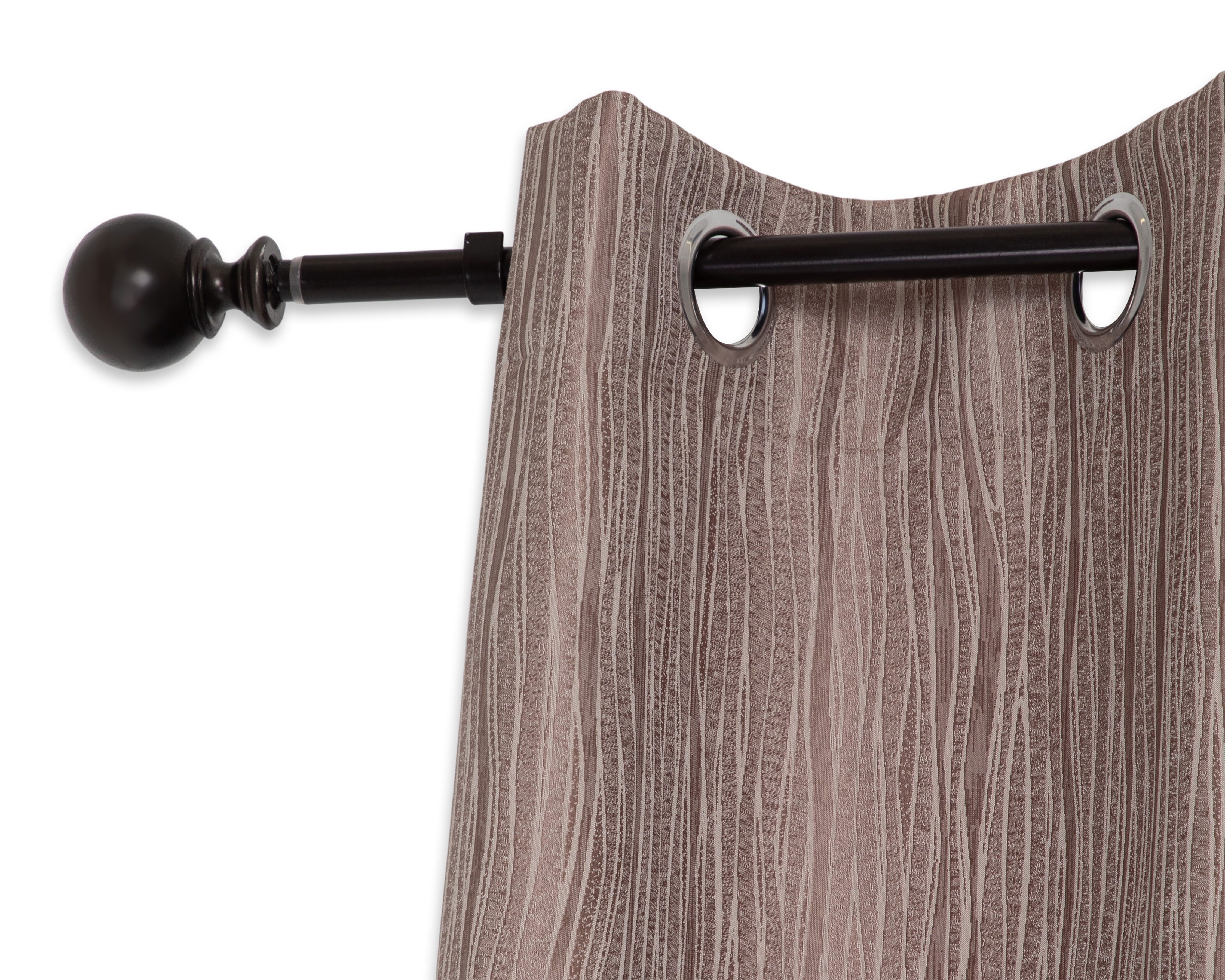 Foto 3 | Foto 3 | Cortina Dulce 140 x 225 cm Café