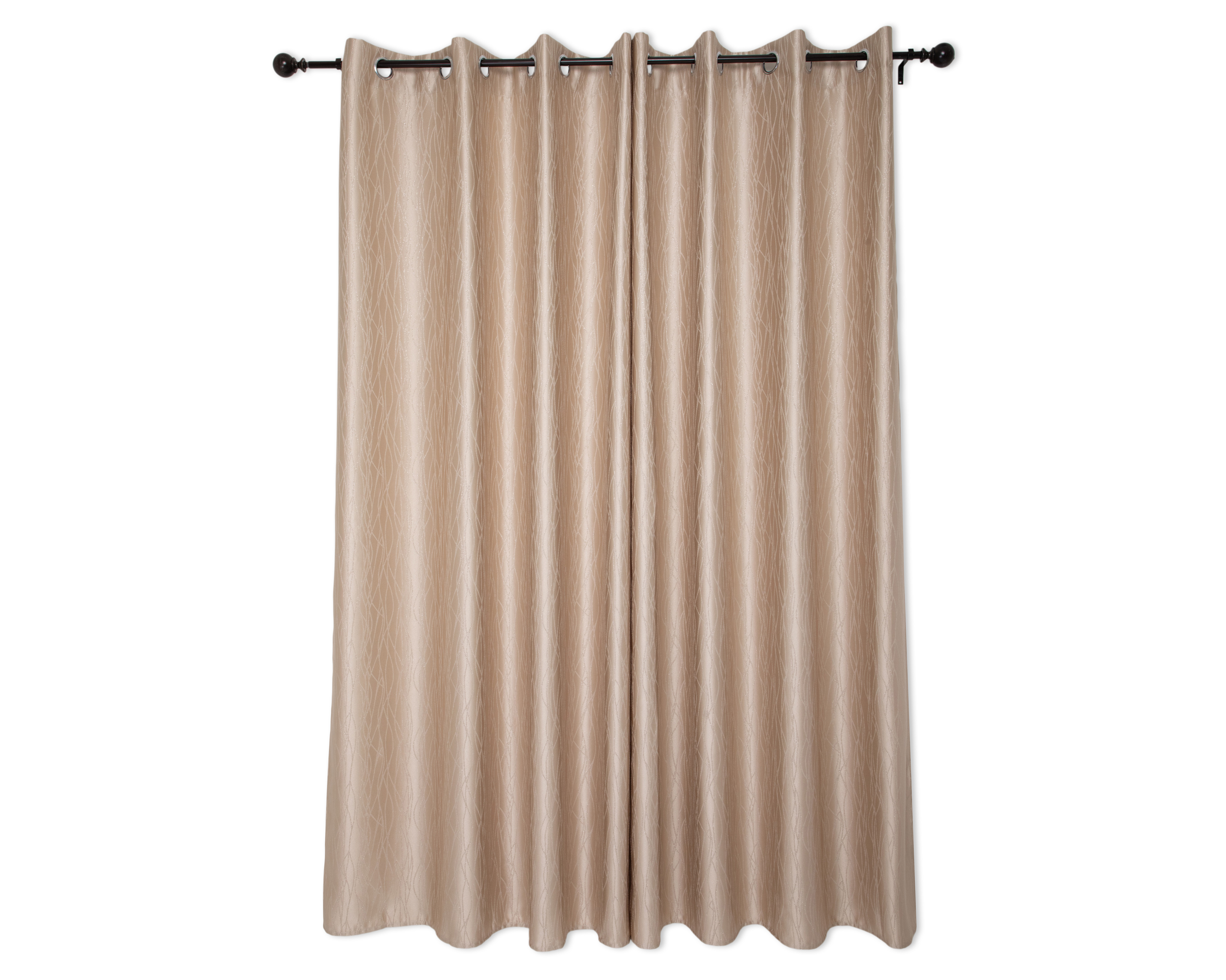 Foto 3 pulgar | Foto 2 | Cortina Edmon 140 x 225 cm Dorado