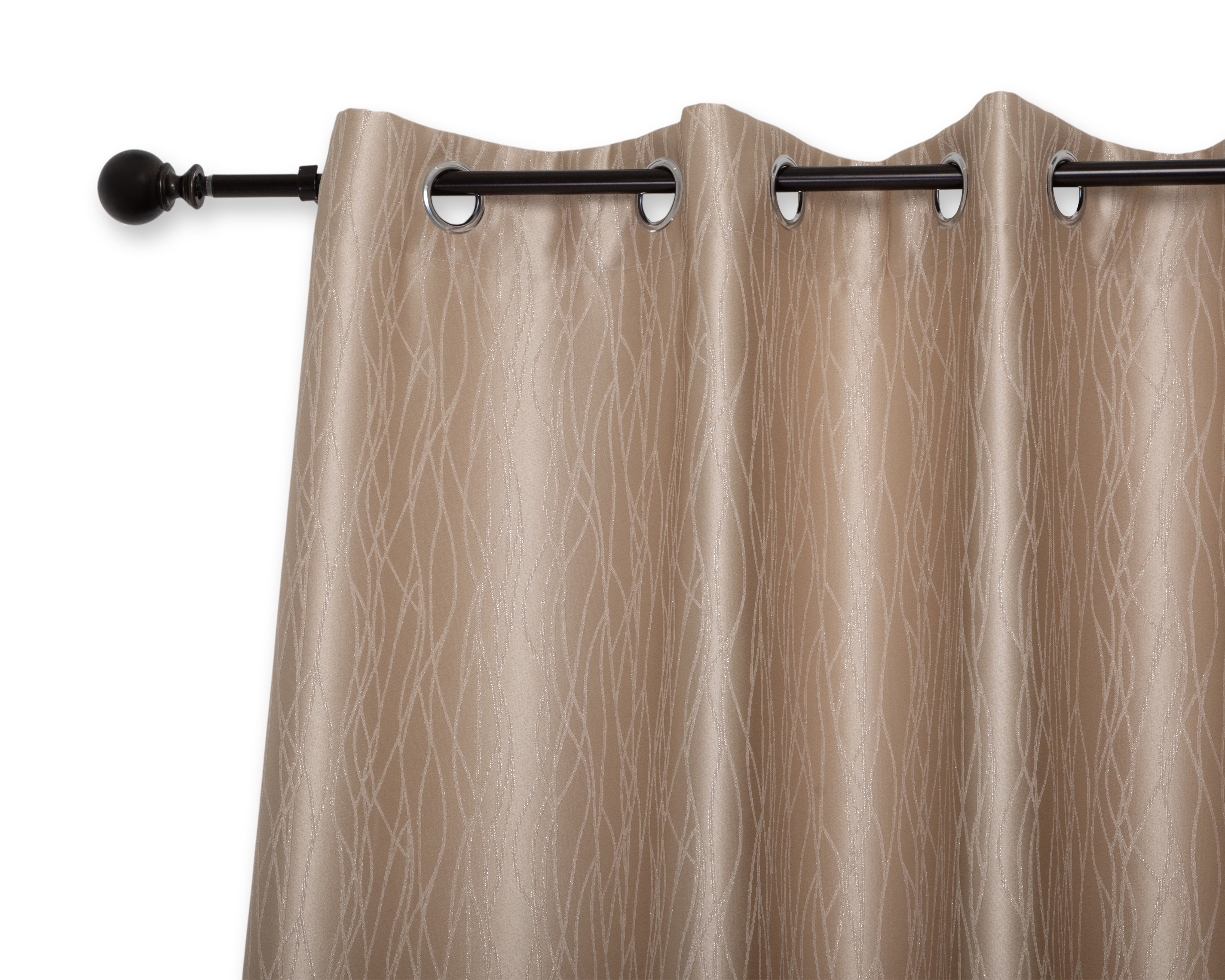 Foto 3 | Foto 3 | Cortina Edmon 140 x 225 cm Dorado