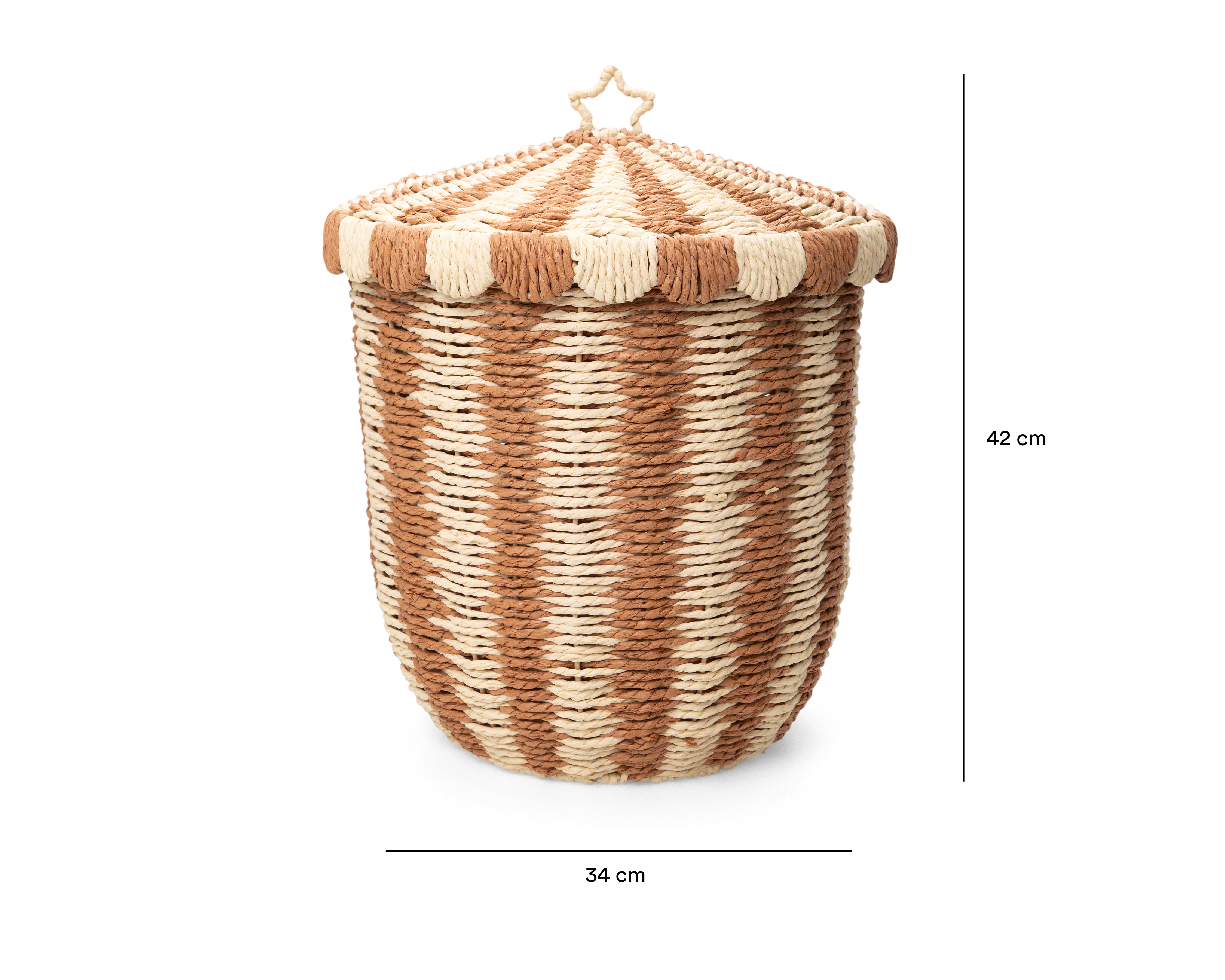 Foto 7 pulgar | Foto 6 | Canasta de Jacinto de Agua Starhaus Circa con Tapadera