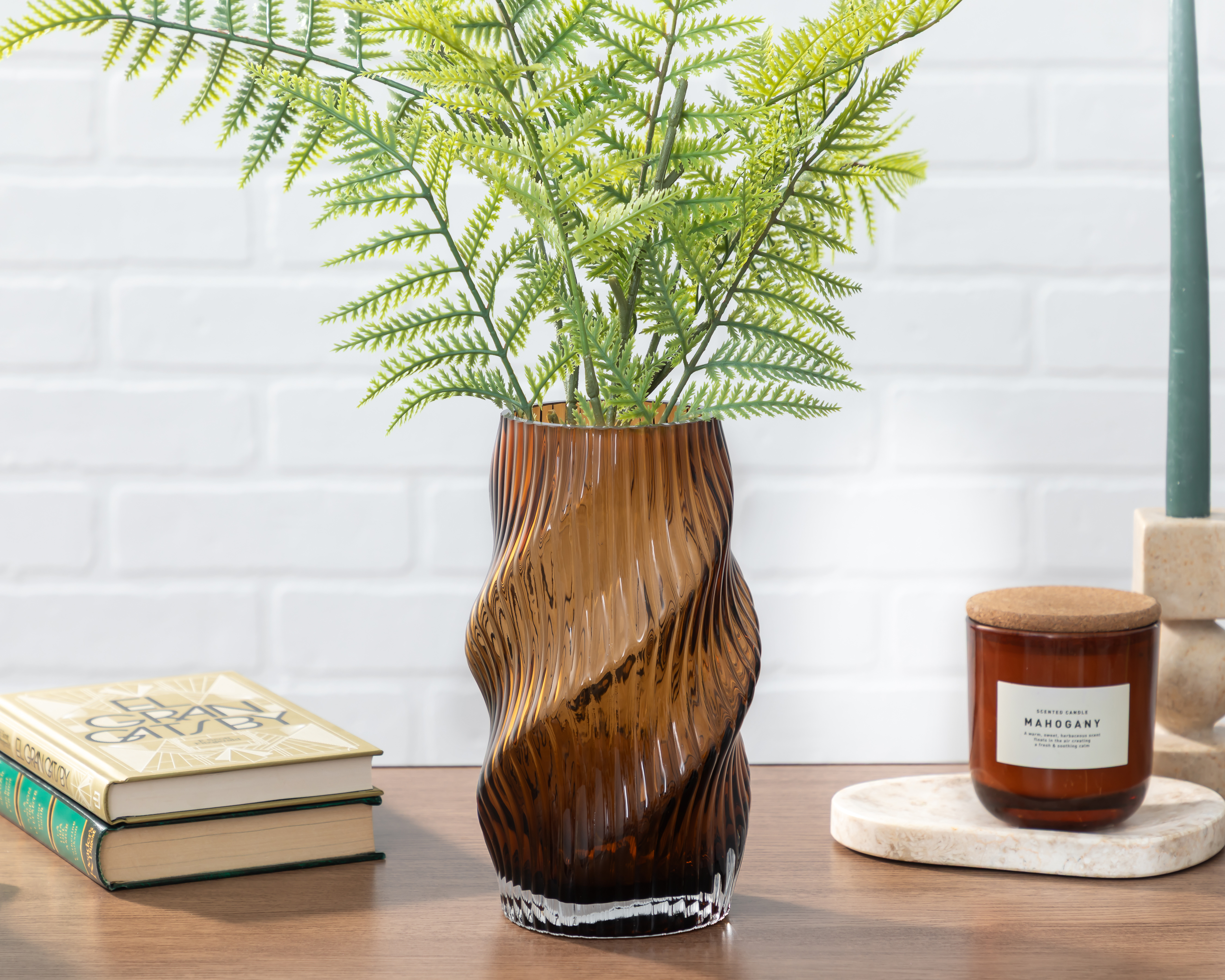 Foto 5 pulgar | Foto 4 | Jarrón de Cristal Starhaus Duff