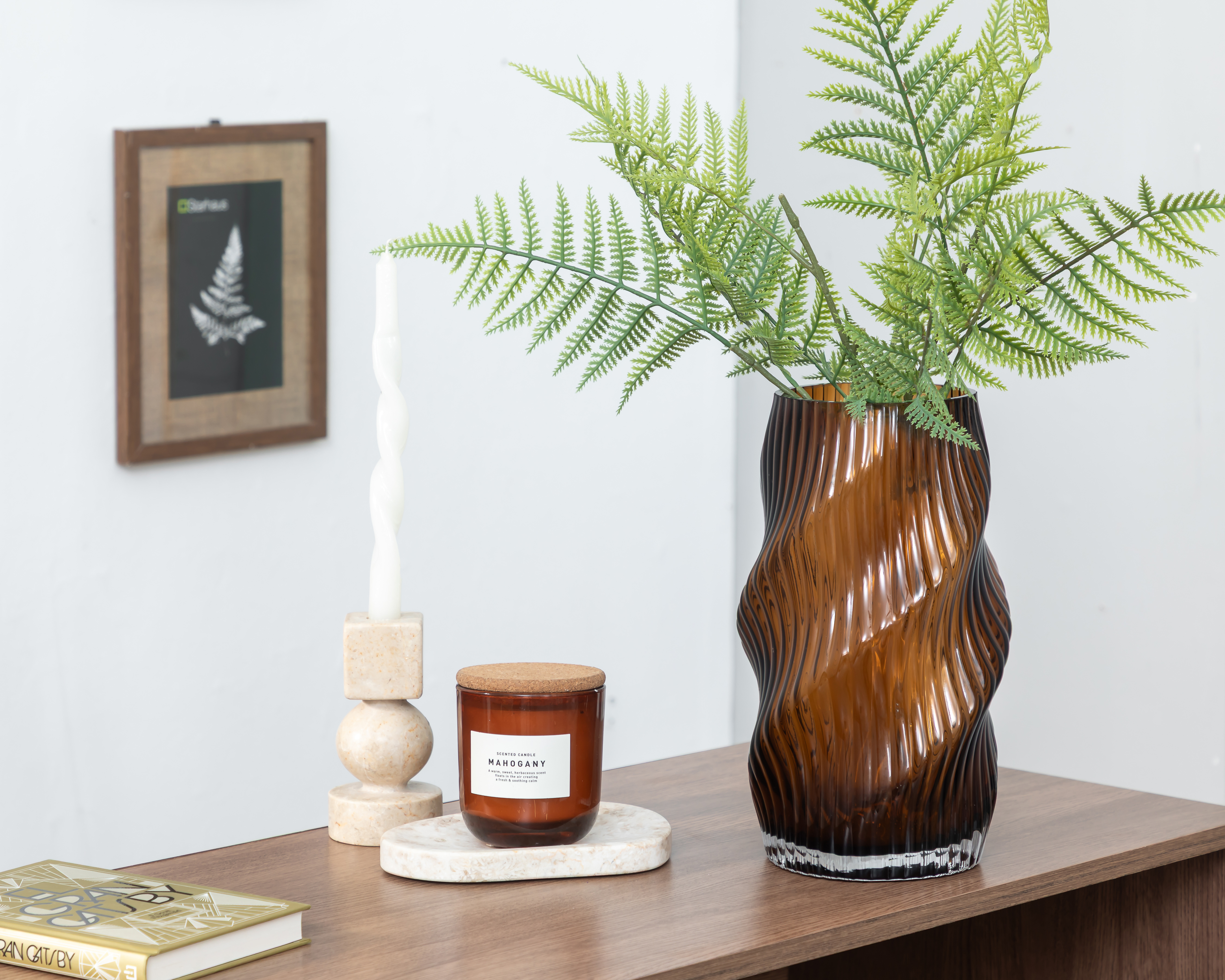 Foto 5 pulgar | Foto 4 | Jarrón de Cristal Starhaus Dugald