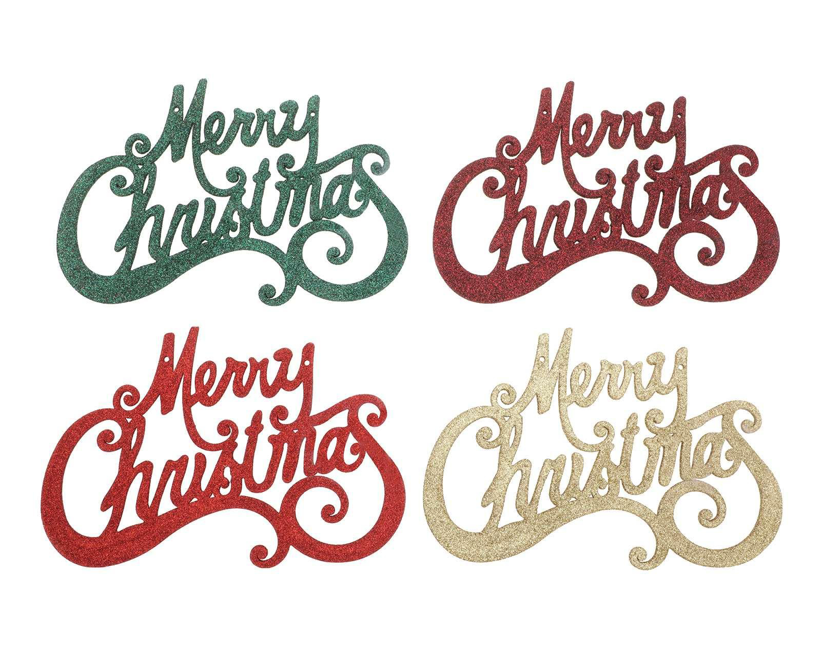 Letras Merry Christmas Tradi 4 Piezas