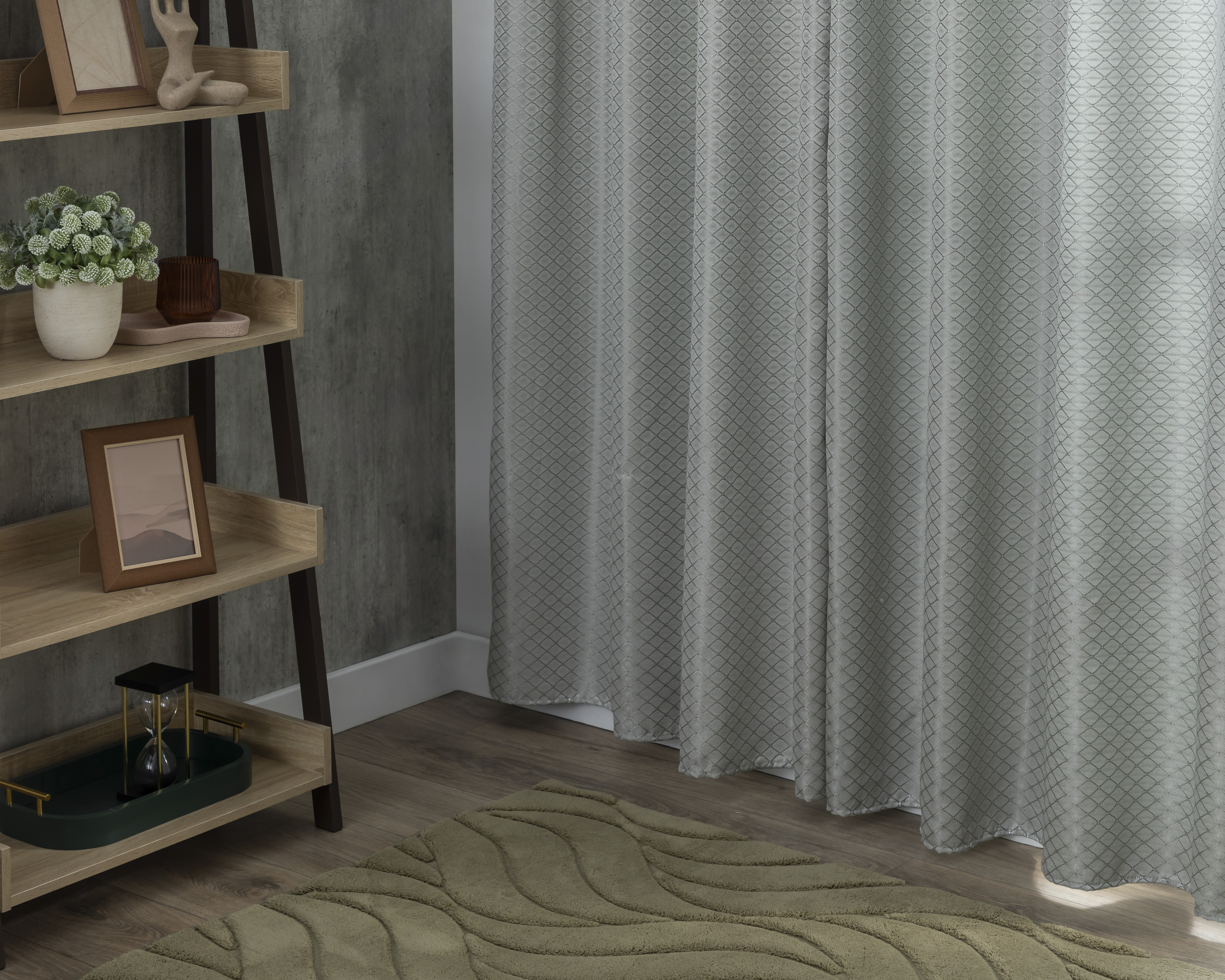 Cortina Sonni 140 x 225 cm Plateado