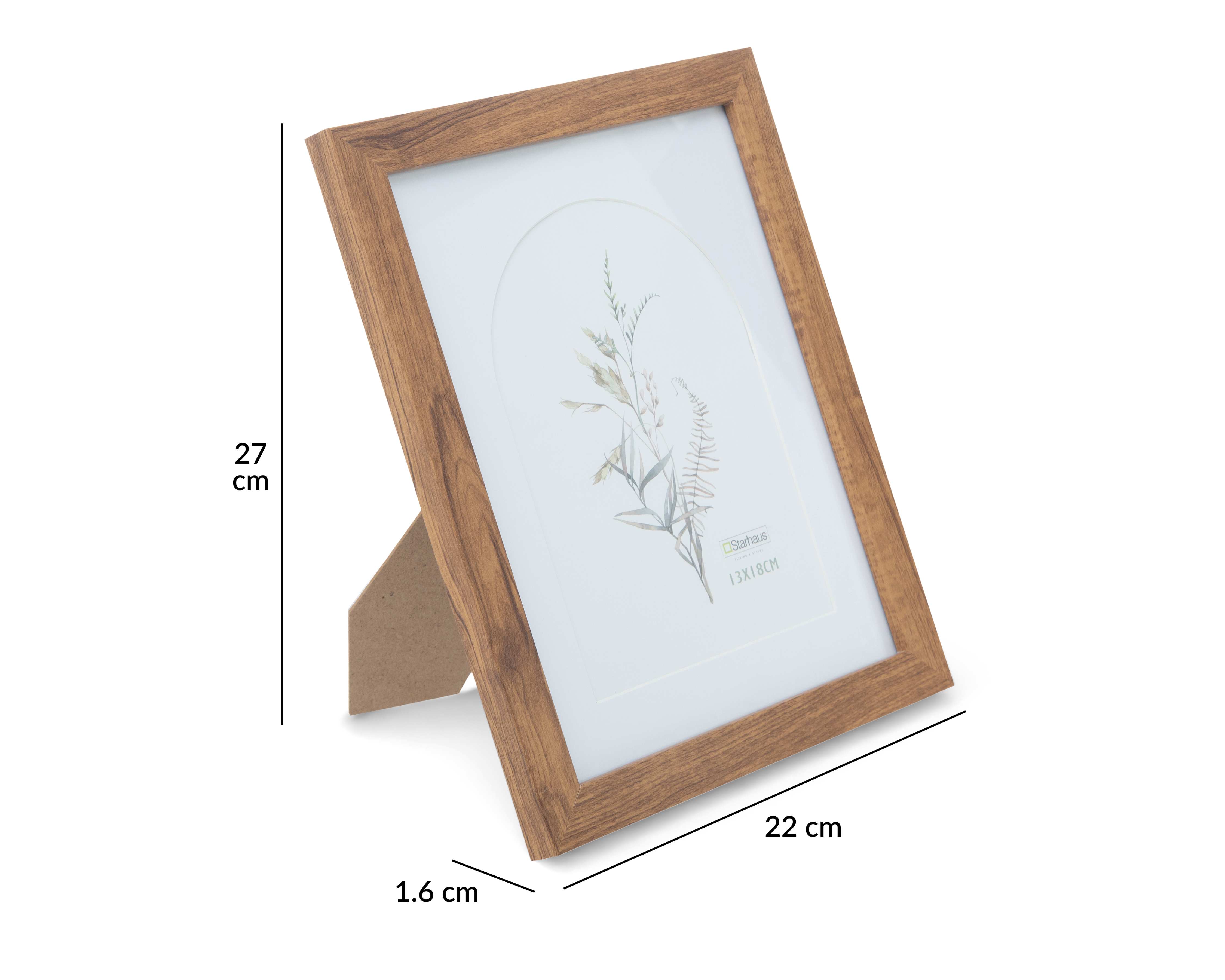 Foto 5 | Foto 5 | Portarretrato de Madera Starhaus 5 x 7 Pulgadas
