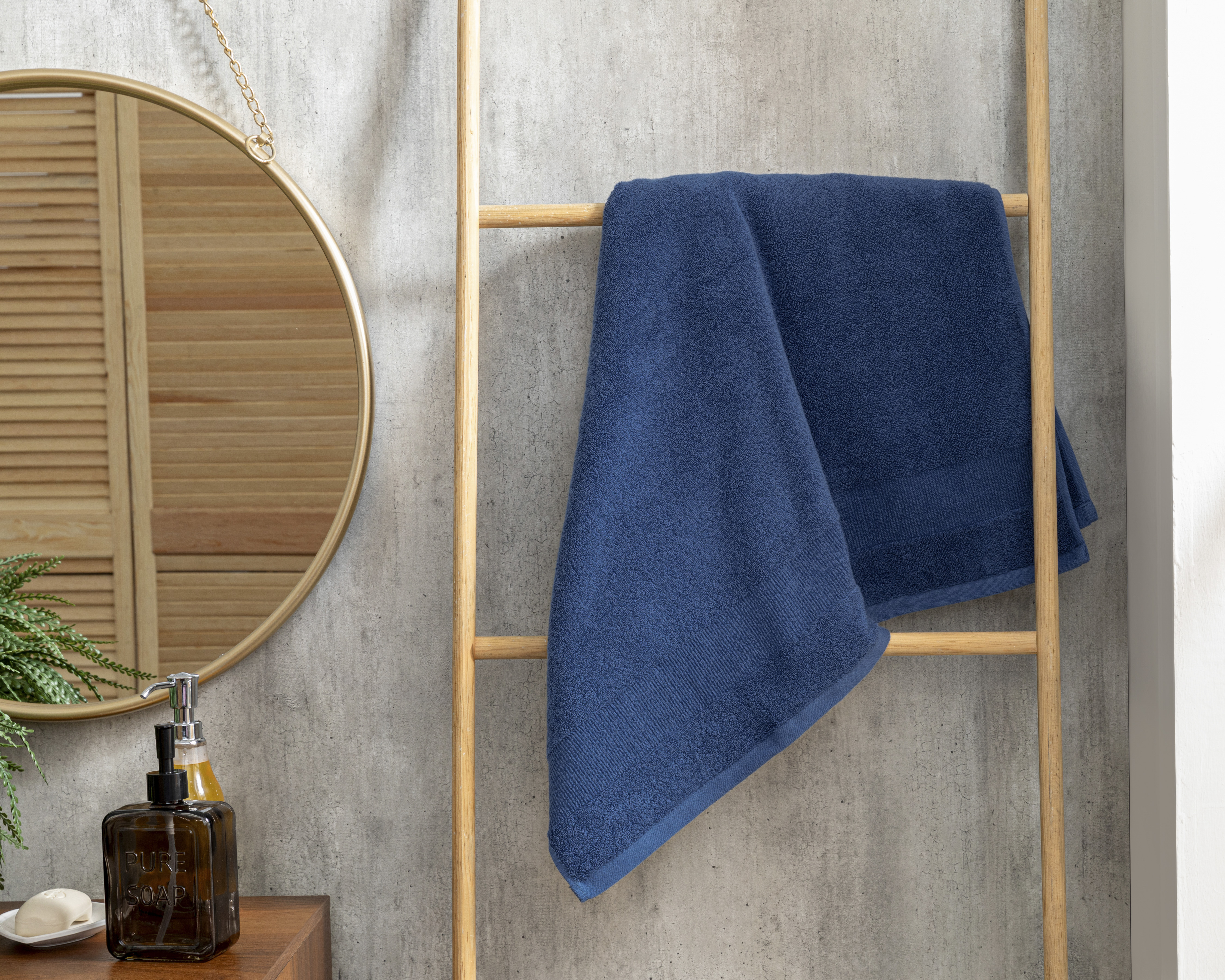 Foto 4 | Foto 4 | Toalla de Baño Starhaus Azul Marino