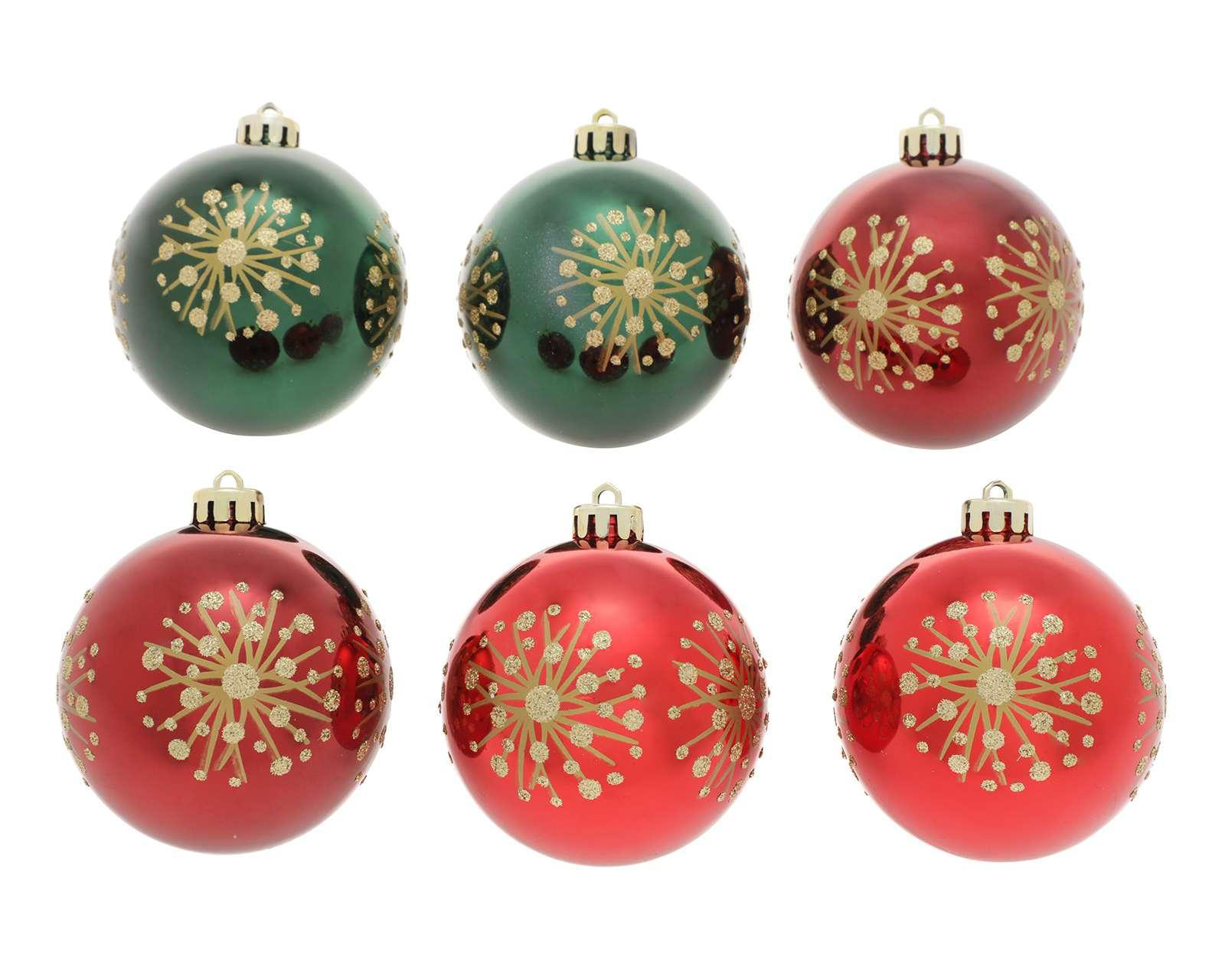 Esferas Navideñas Tradi II 6 Piezas
