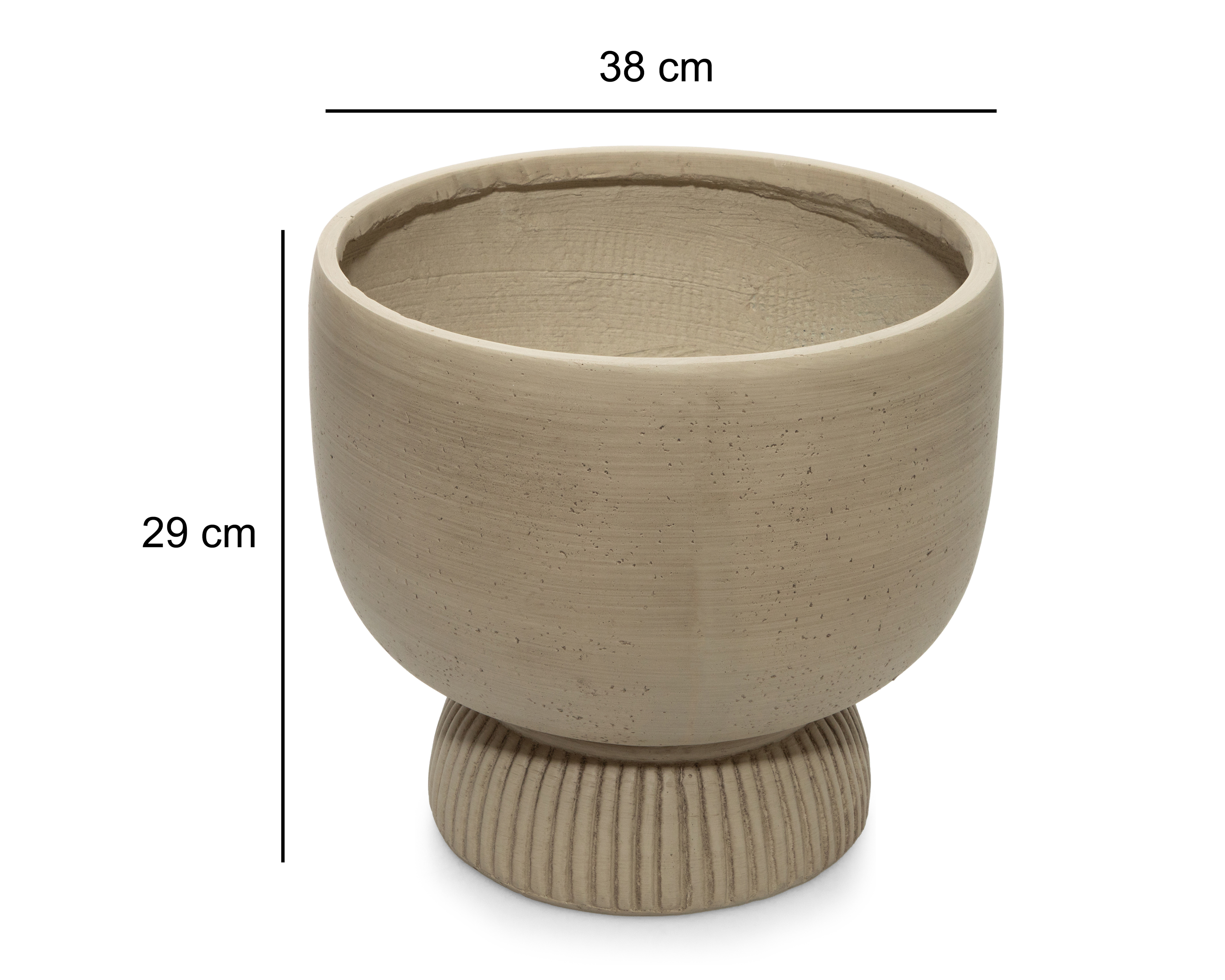 Foto 5 | Foto 5 | Maceta de Cemento Starhaus 29 cm