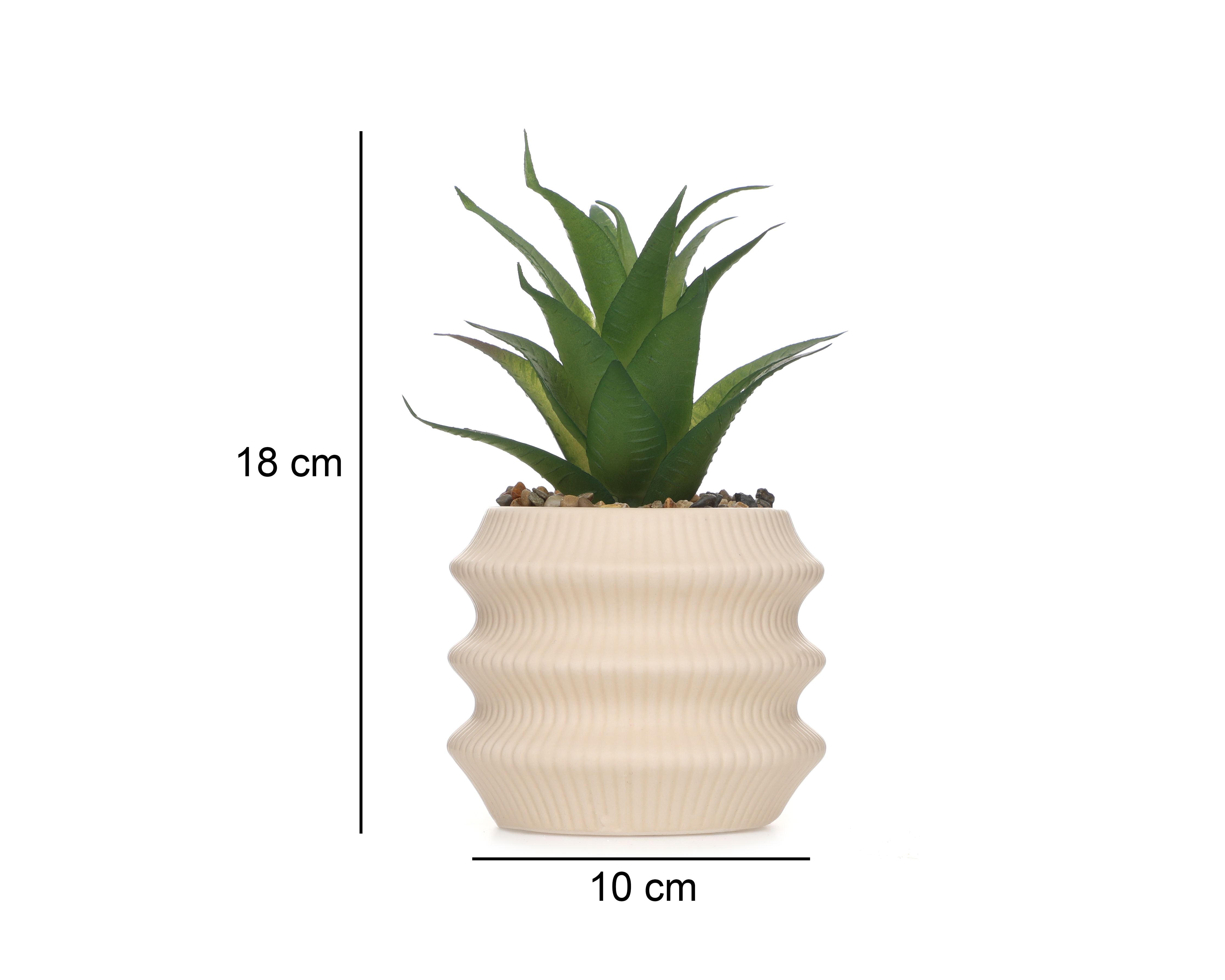 Foto 5 | Foto 5 | Suculenta Artificial con Maceta Starhaus 18 cm