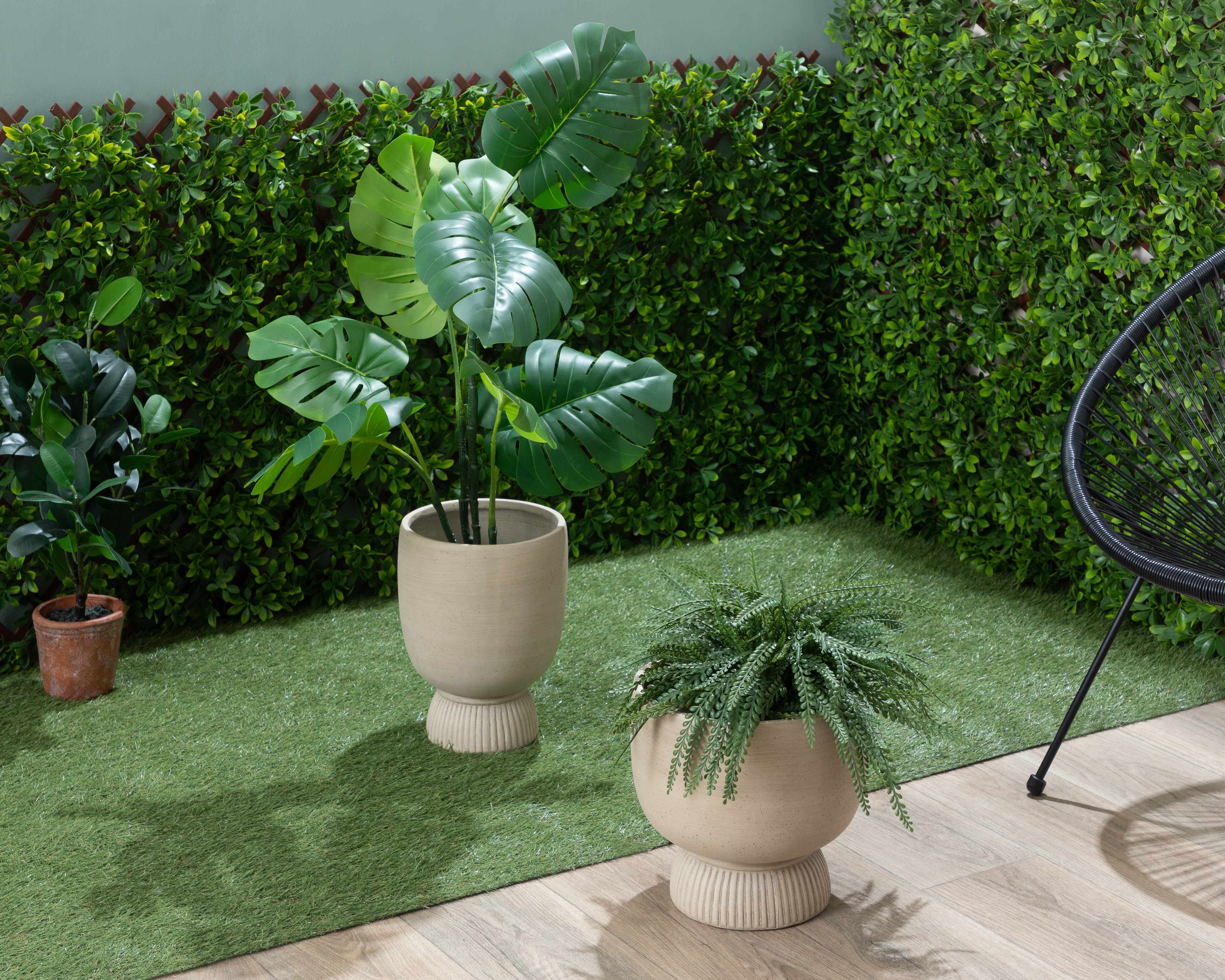 Foto 5 pulgar | Foto 4 | Maceta de Cemento Starhaus 33 cm