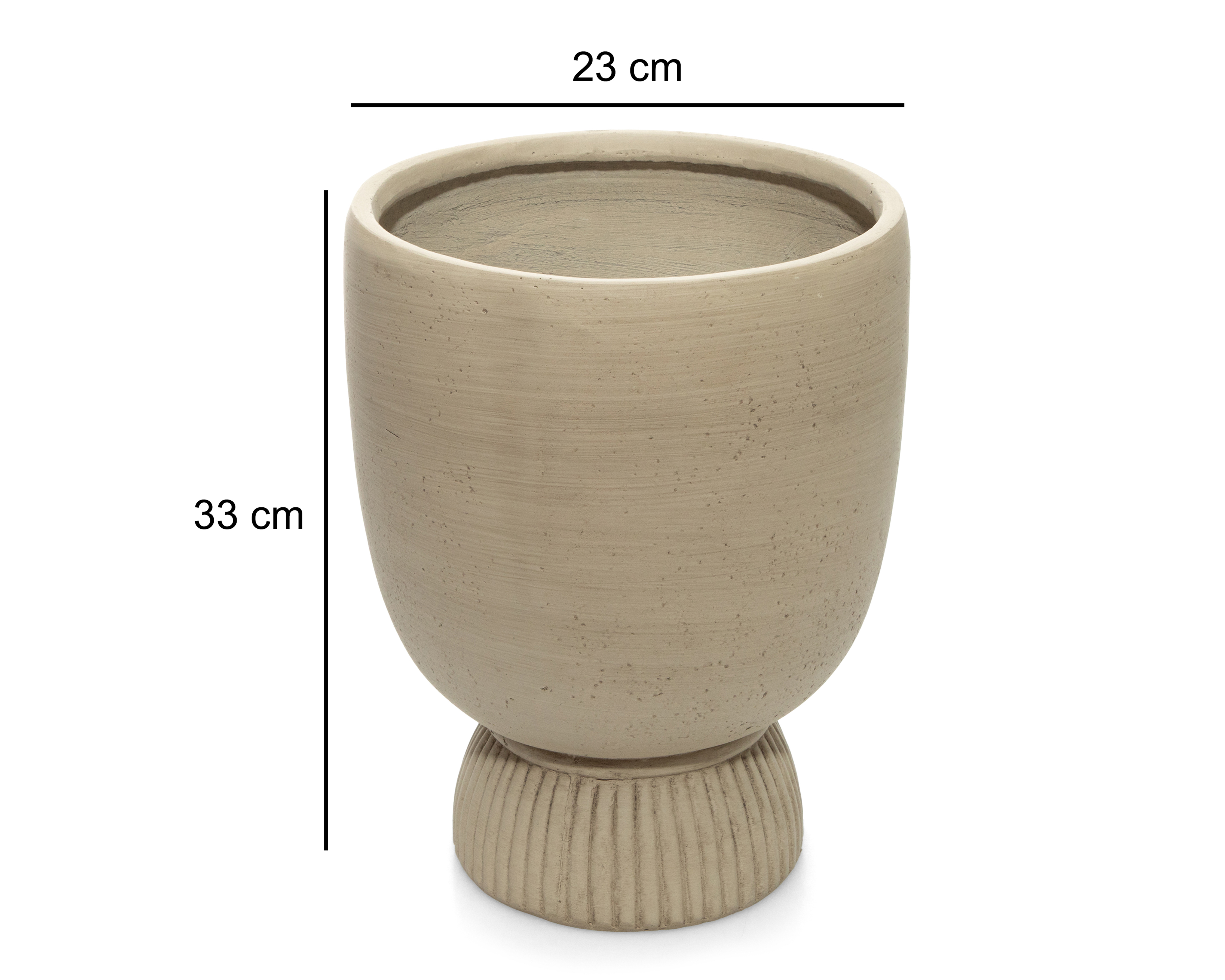 Foto 6 pulgar | Foto 5 | Maceta de Cemento Starhaus 33 cm