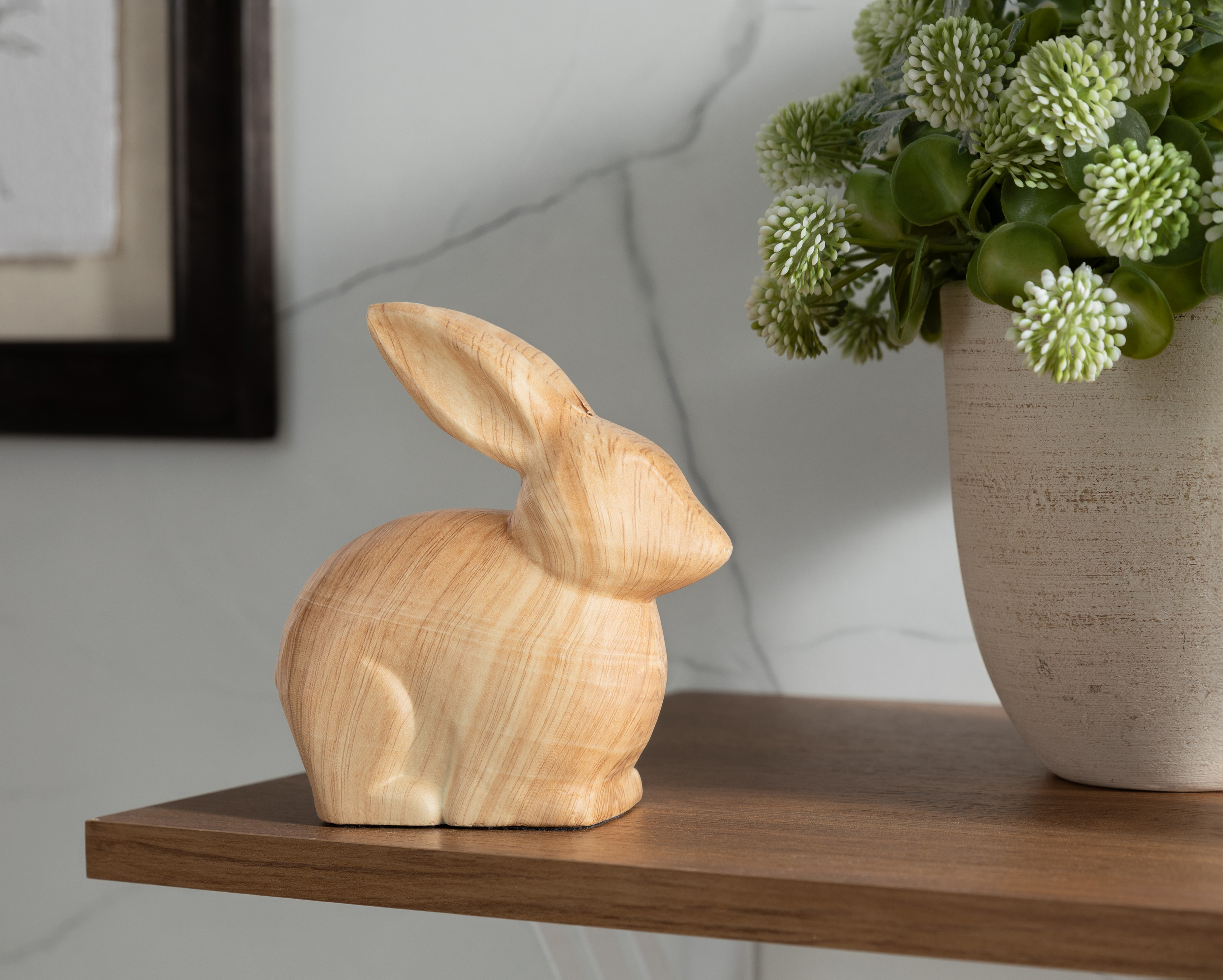 Foto 5 | Foto 5 | Escultura de Conejo de Pascua Naro de Madera