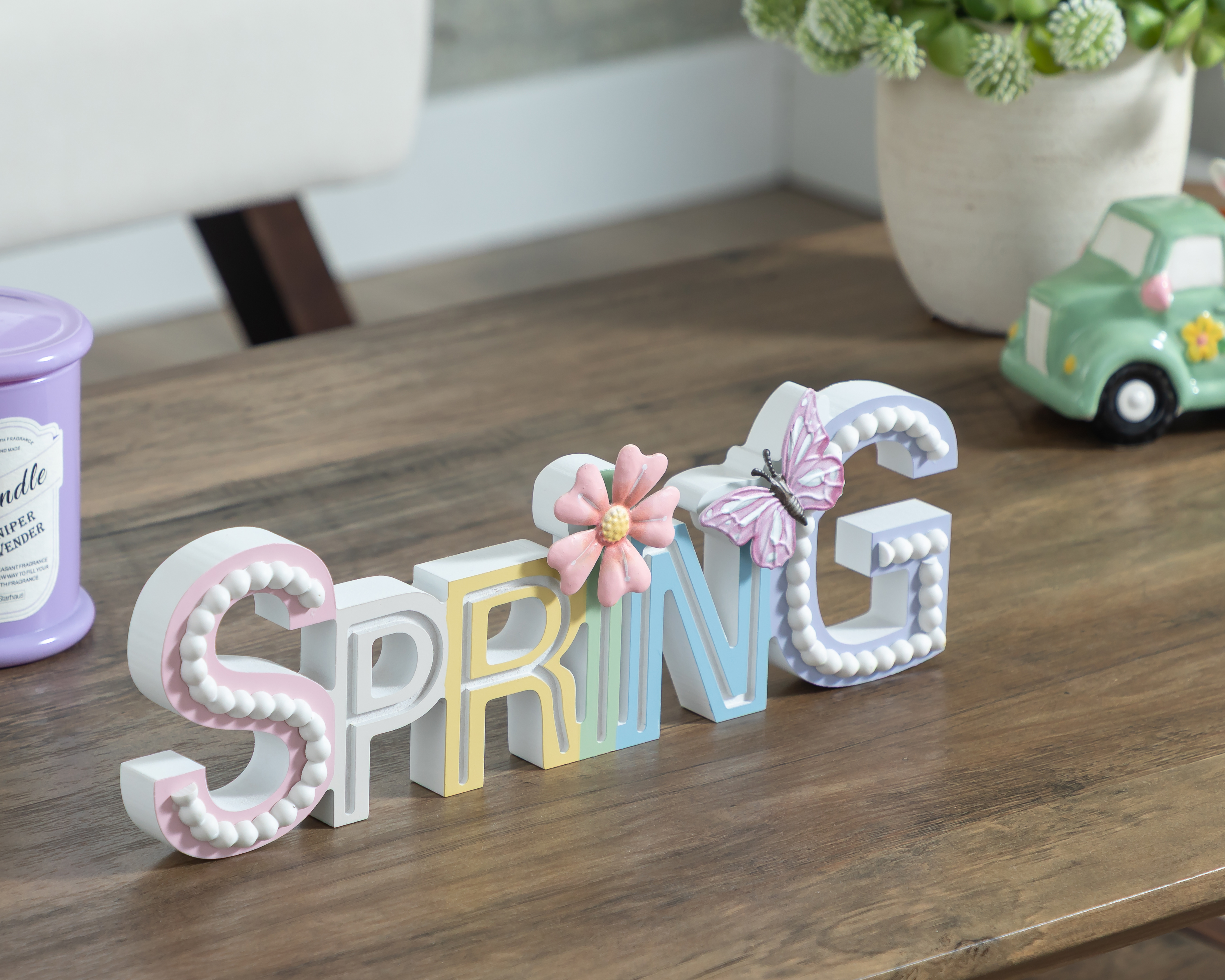 Foto 6 pulgar | Foto 5 | Letrero Decorativo de Pascua Nary A de Madera