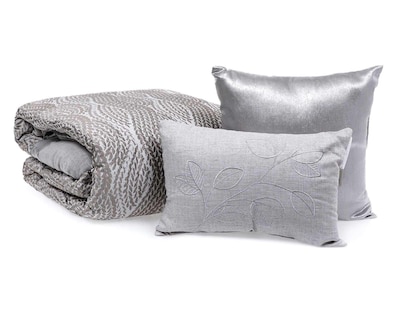 Foto 2 | Foto 2 | Edredón Starhaus King Size Aurora Gris 5 Piezas