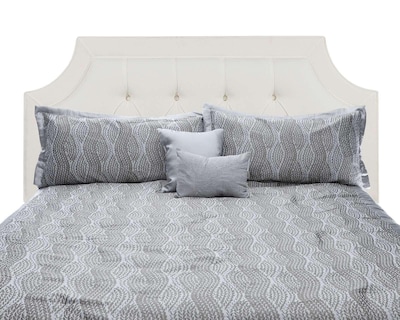 Foto 4 | Foto 4 | Edredón Starhaus King Size Aurora Gris 5 Piezas