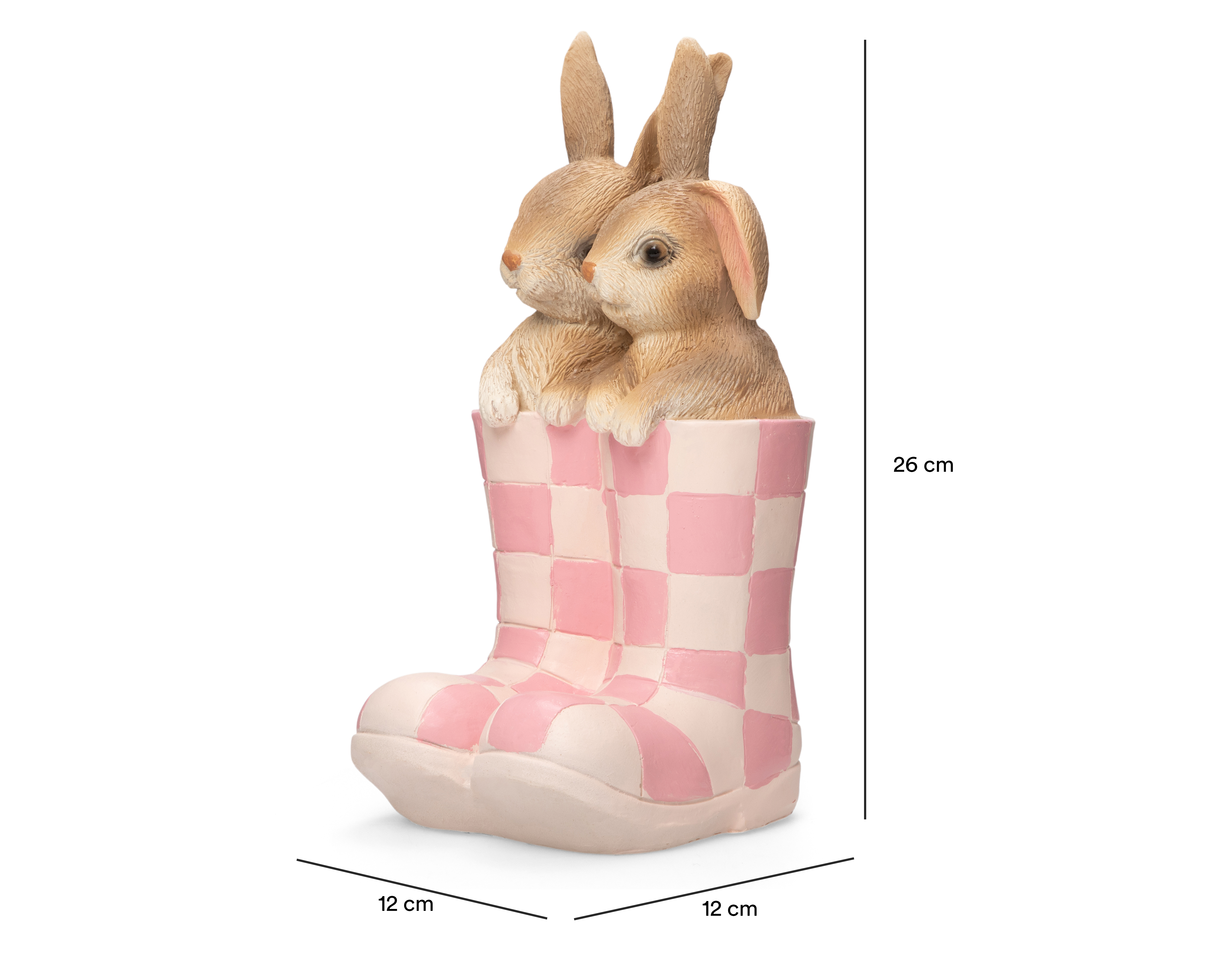 Foto 7 pulgar | Foto 6 | Escultura de Conejo de Pascua Lolys de Resina