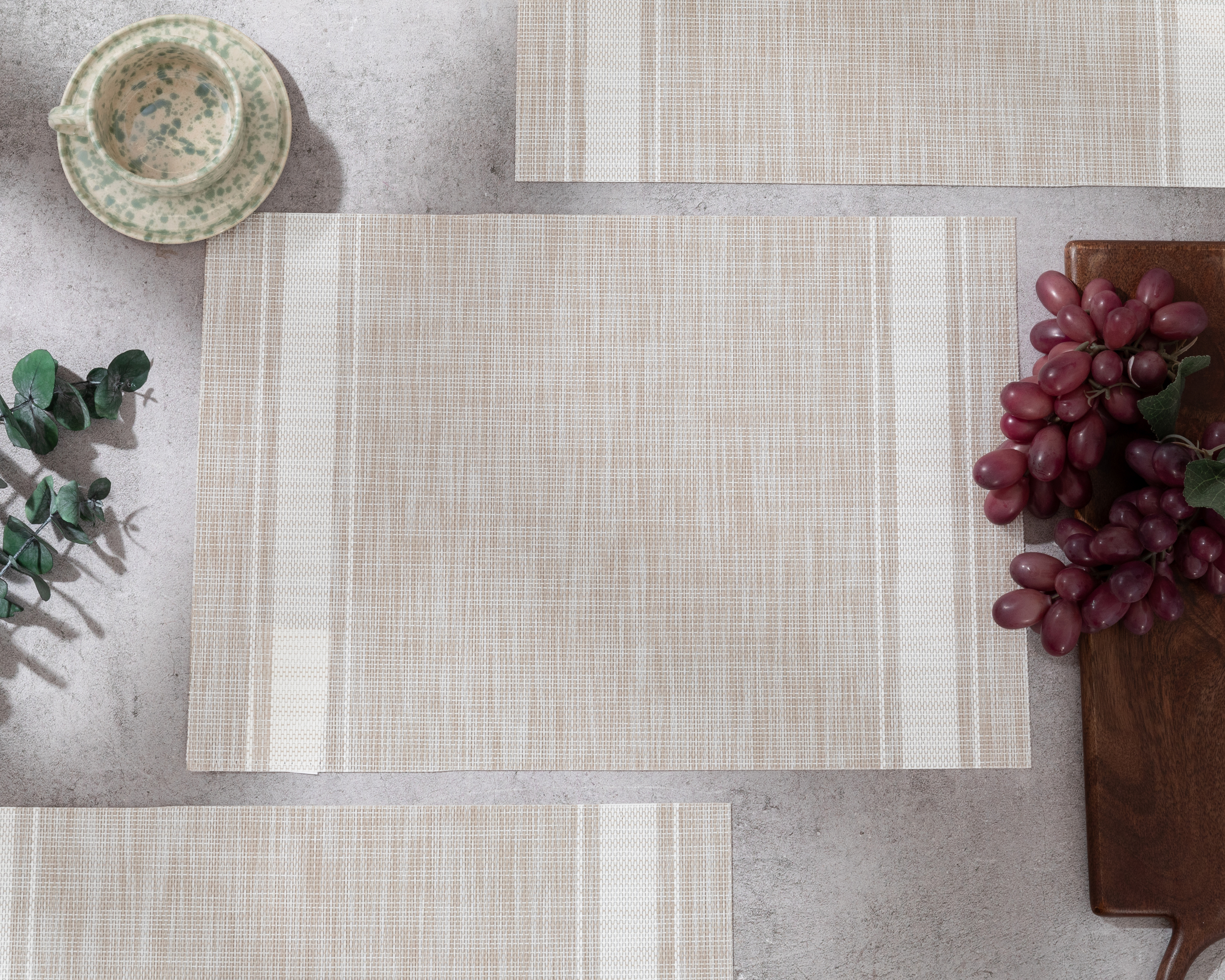 Mantel Individual Beige Starhaus Jinx 4 Piezas