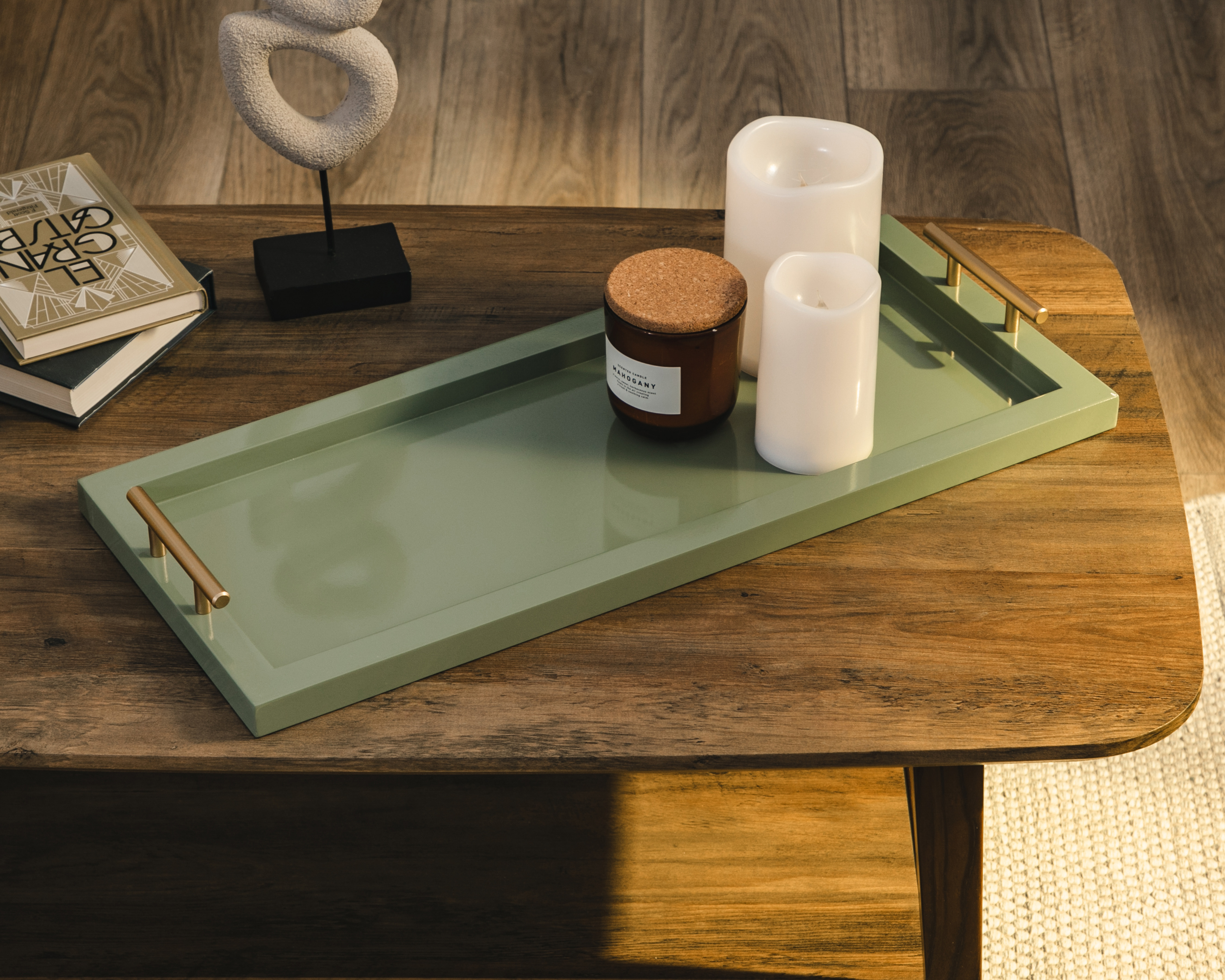 Foto 4 | Foto 4 | Charola Decorativa Rectangular Raymunda de Madera