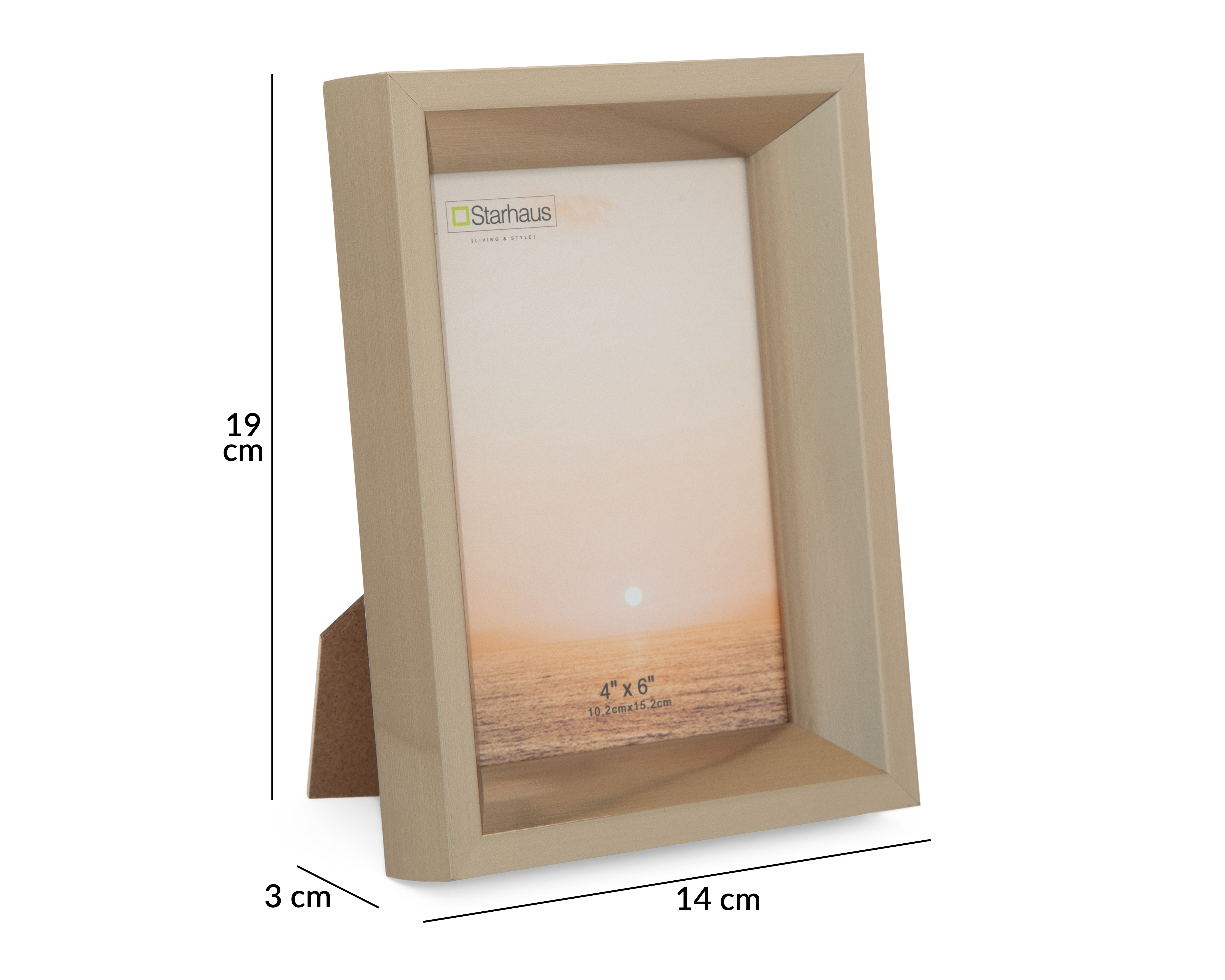 Foto 6 pulgar | Foto 5 | Portarretato de Poliestireno Starhaus 4 x 6 Pulgadas